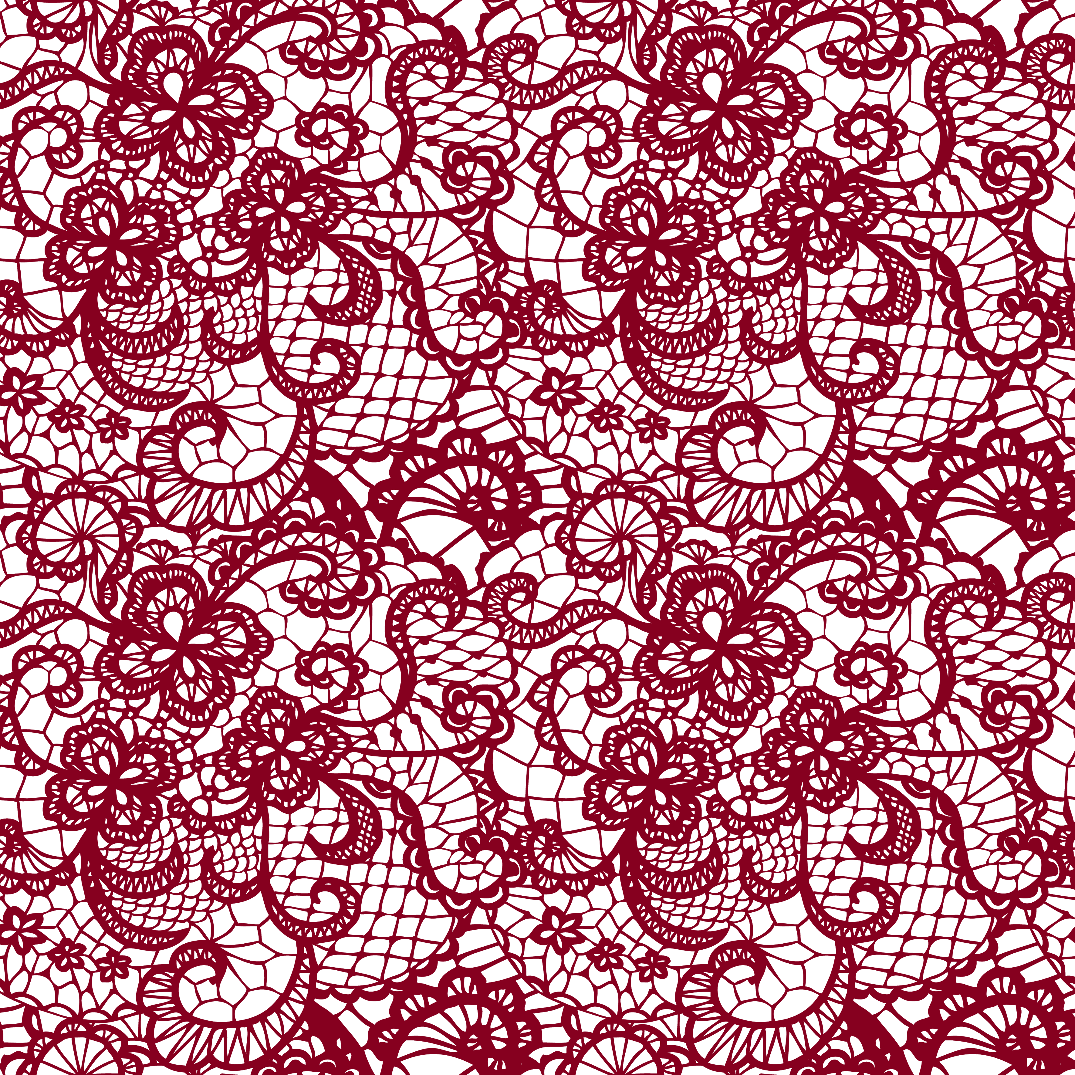 Transparent Lace Decoration PNG Image​