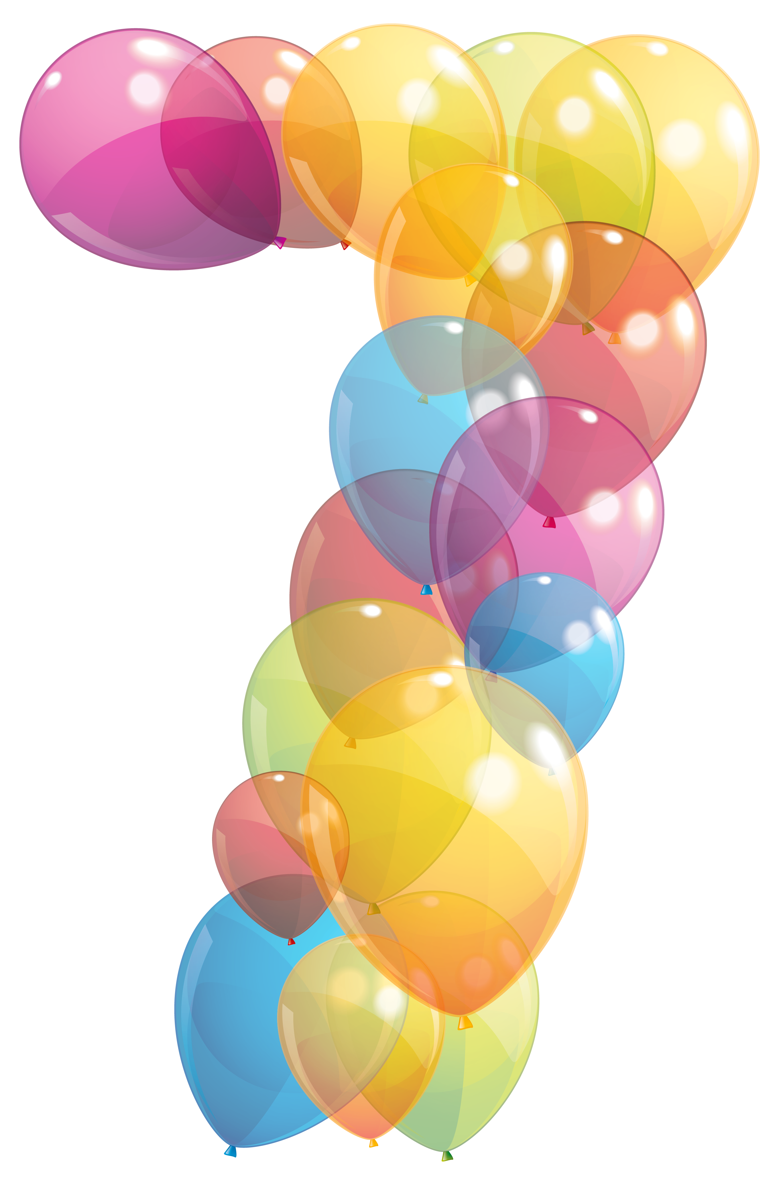 Transparent Seven Number Of Balloons Png Clipart Image Gallery Yopriceville High Quality Images And Transparent Png Free Clipart