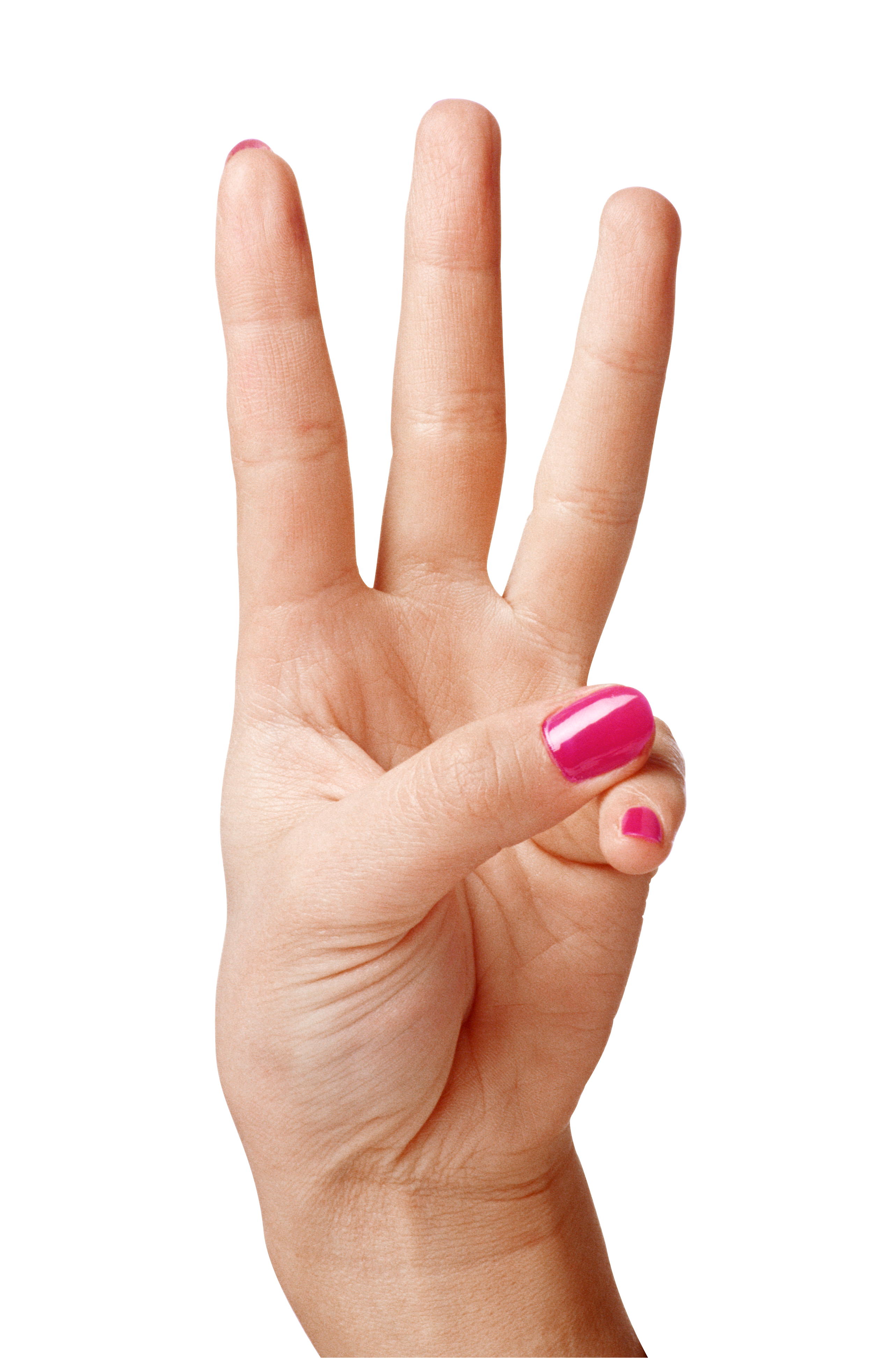 three finger clipart