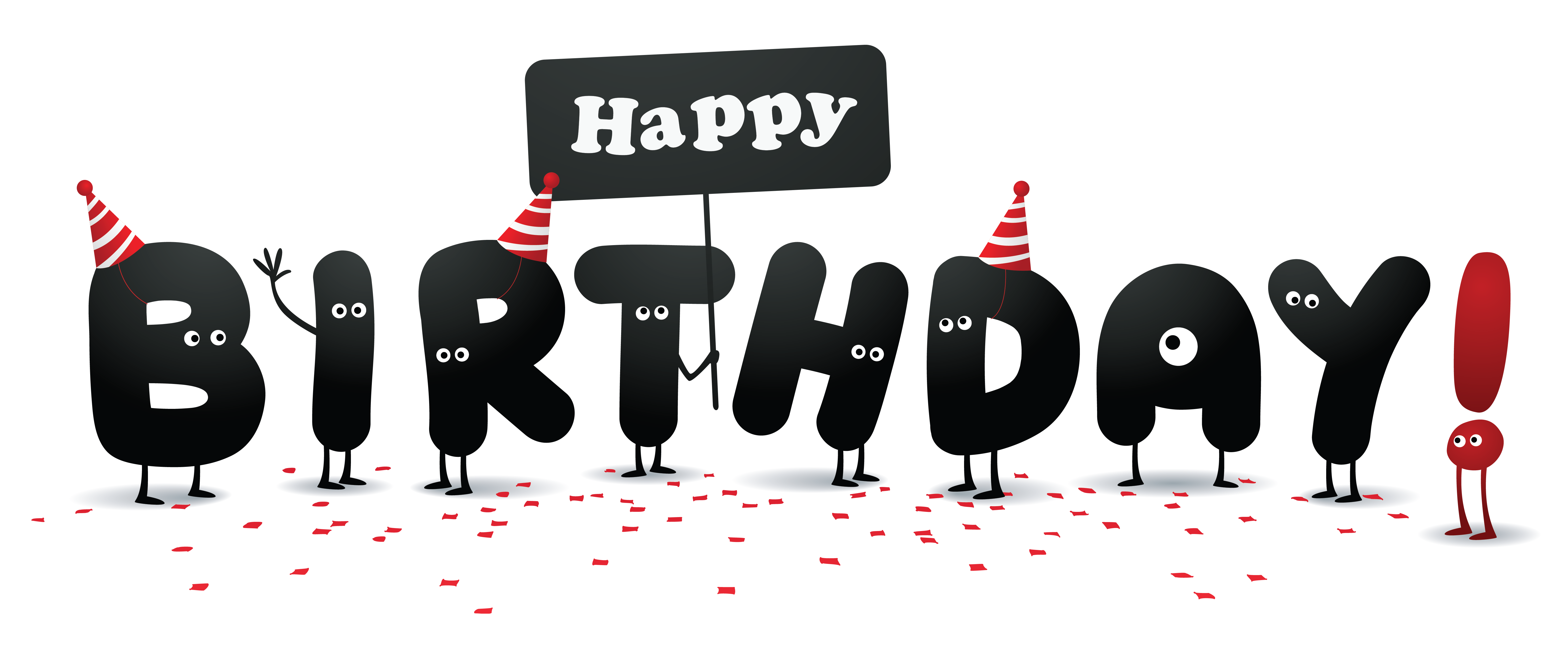 Funny Happy Birthday Clipart Picture​