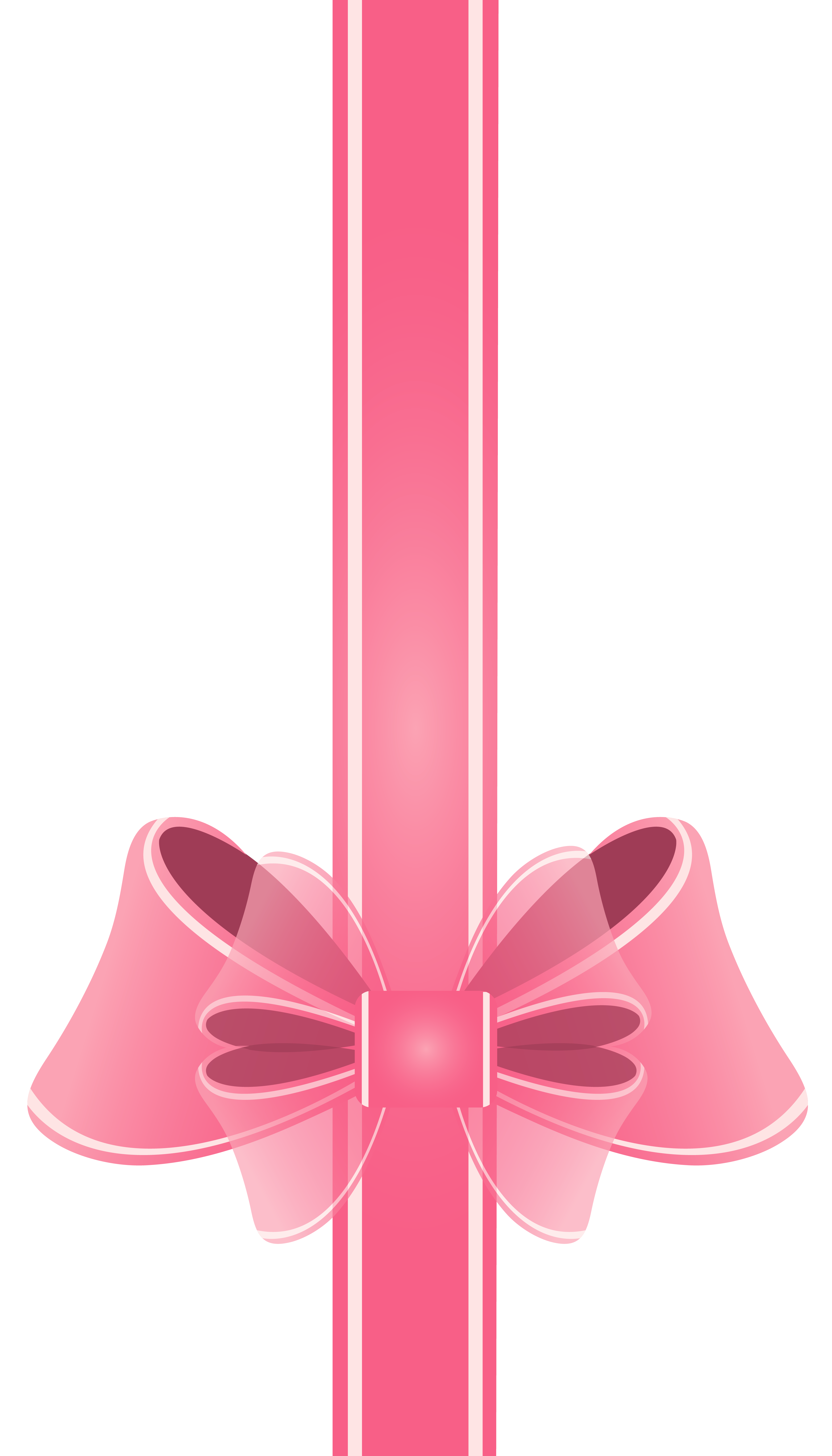 Pink Ribbon PNG Clipart Image​