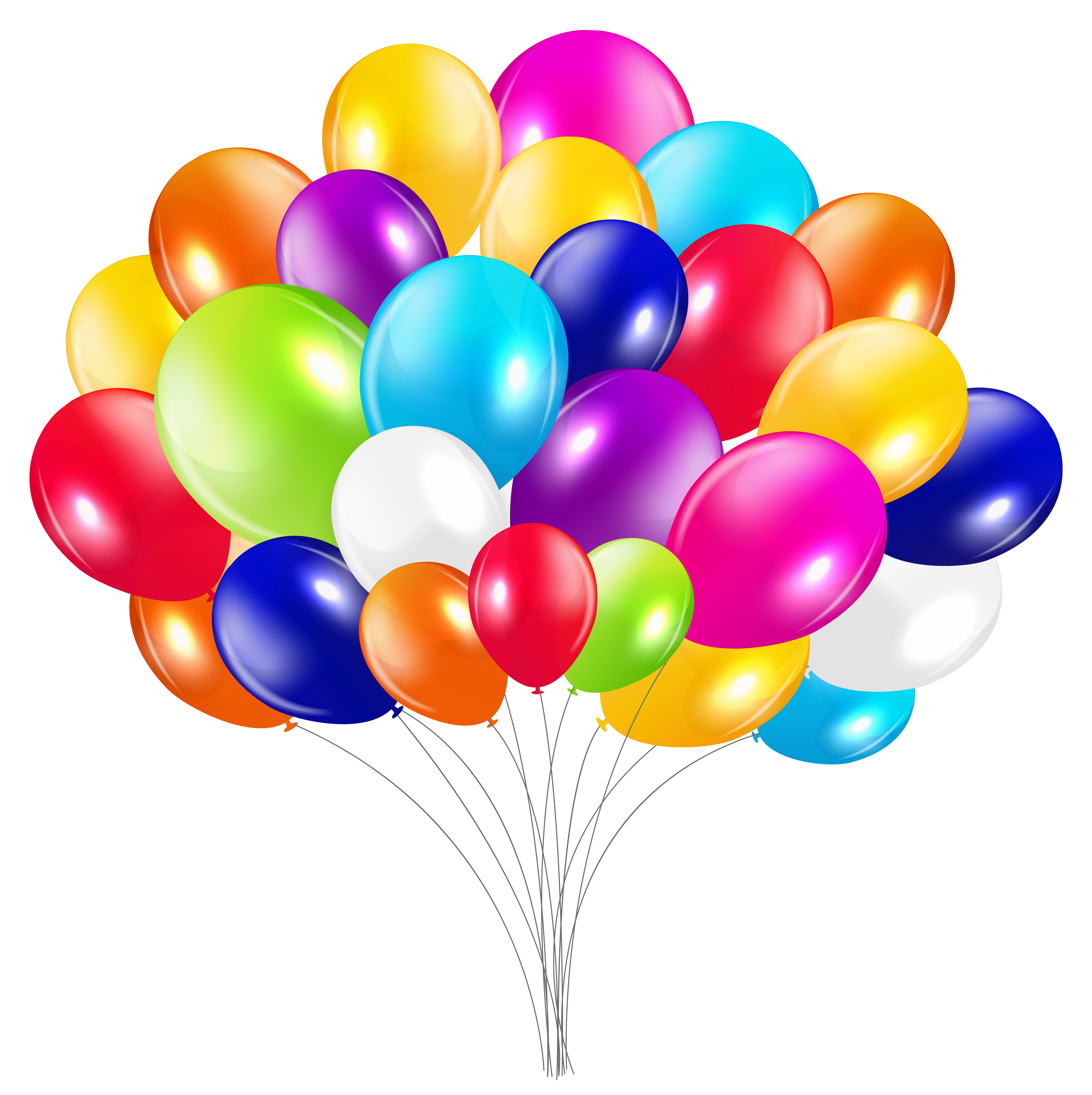 Bunch Of Balloons Png Clipart Image Gallery Yopriceville High Quality Images And Transparent Png Free Clipart