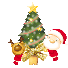 Animated Santa Claus Christmas Tree and Reindeer | Gallery Yopriceville - High-Quality Free Images and Transparent PNG Clipart Animated Santa Claus Christmas Tree and Reindeer | Gallery Yopriceville - High-Quality Free Images and Transparent PNG Clipart