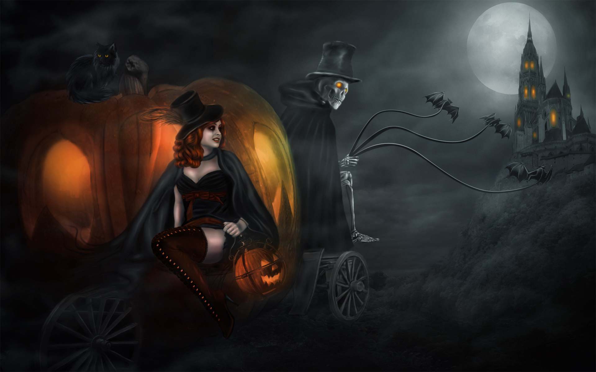 Halloween Backgrounds - Frosted Blog