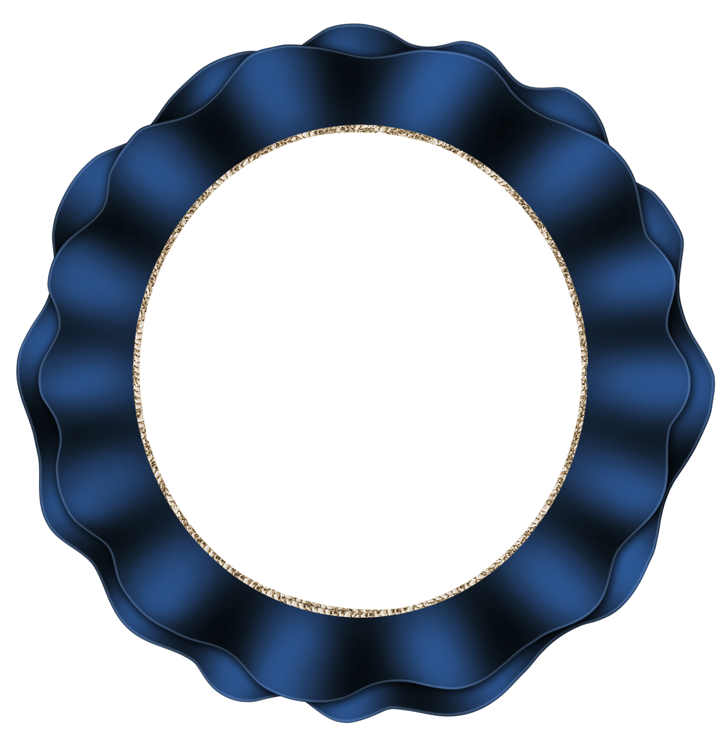 blue circle frame clip art