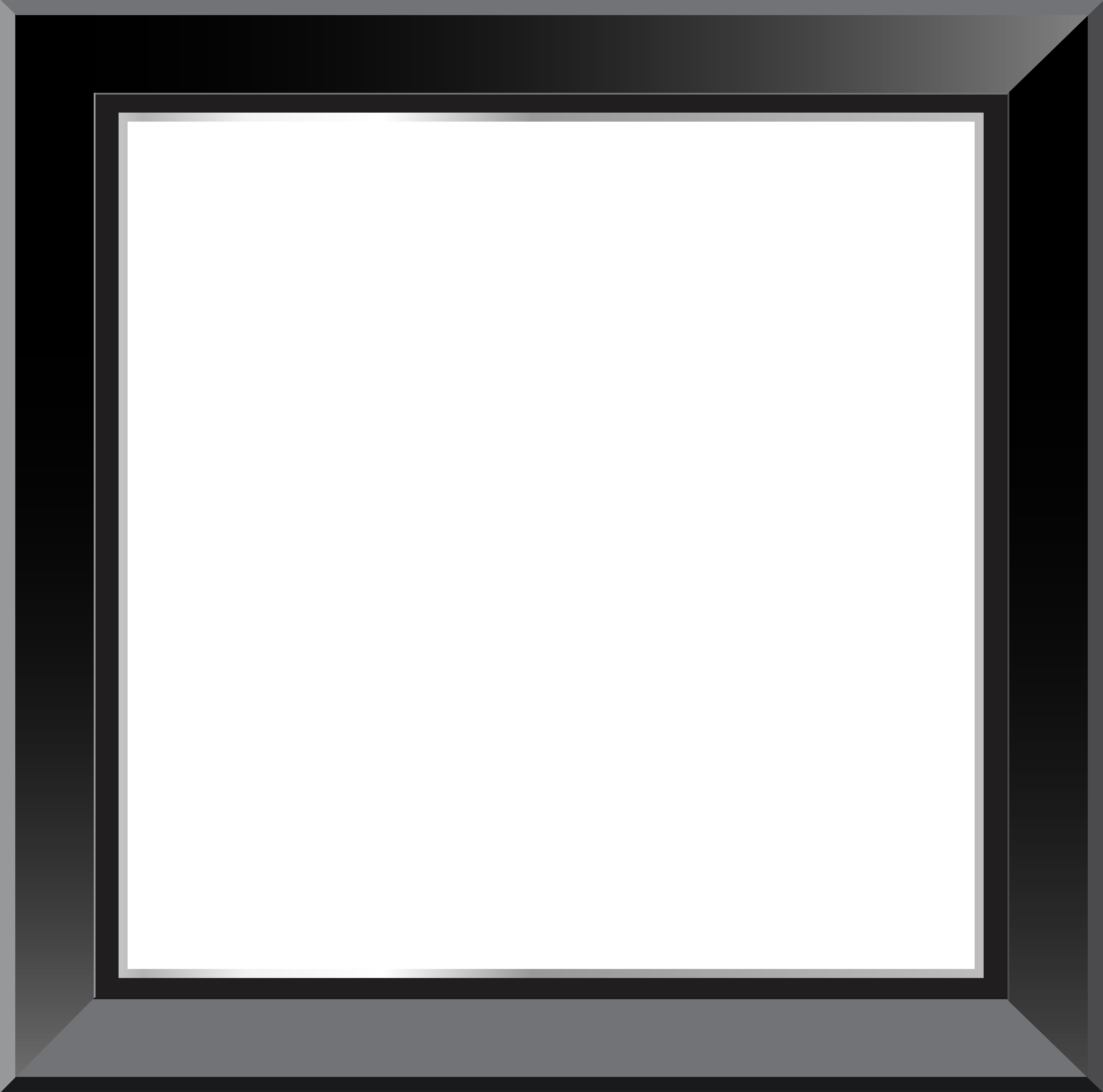 Black Classis Transparent PNG Frame | Gallery Yopriceville - High ...