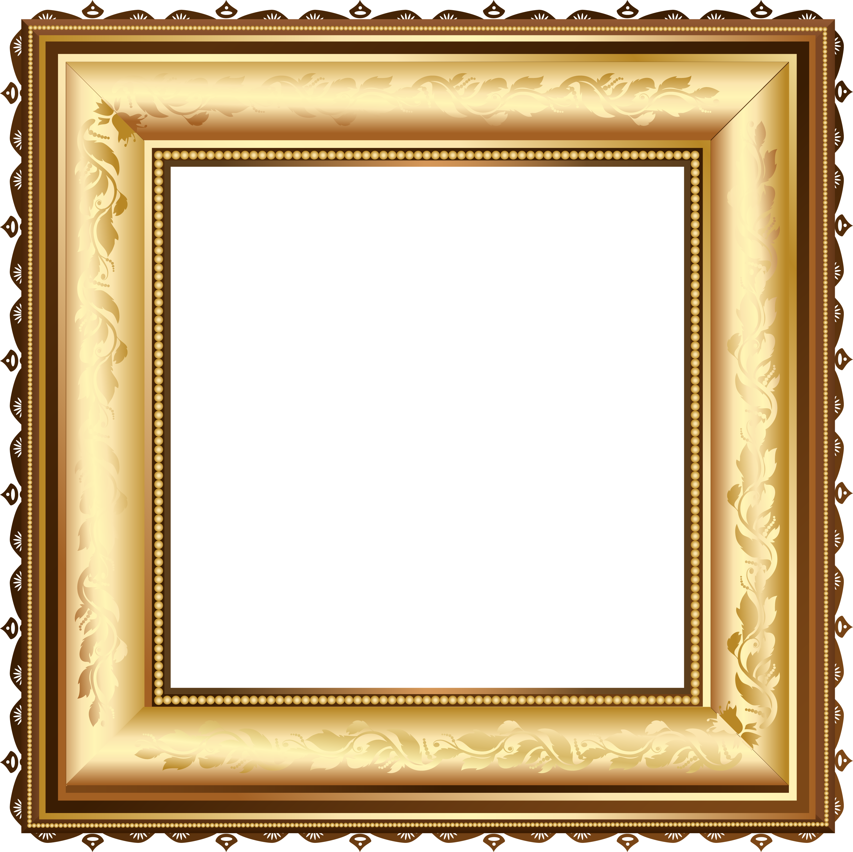 brown and gold transparent photo frame gallery yopriceville
