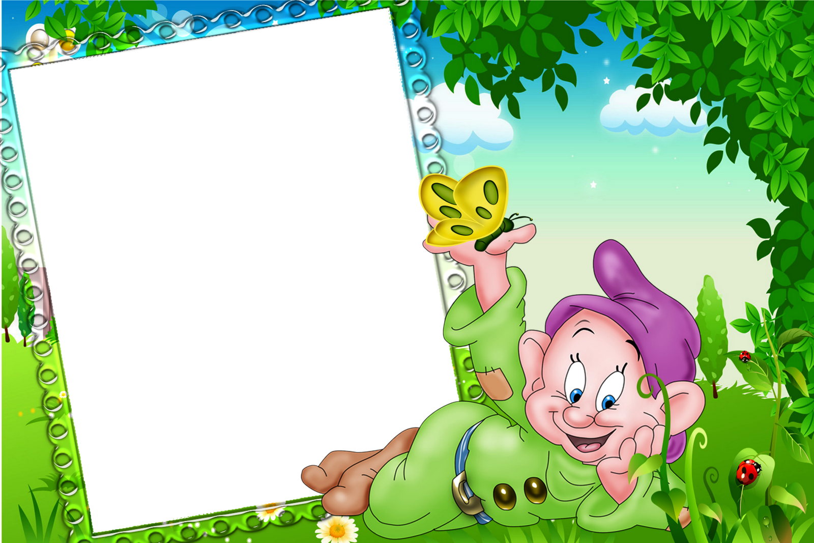 children transparent frame with