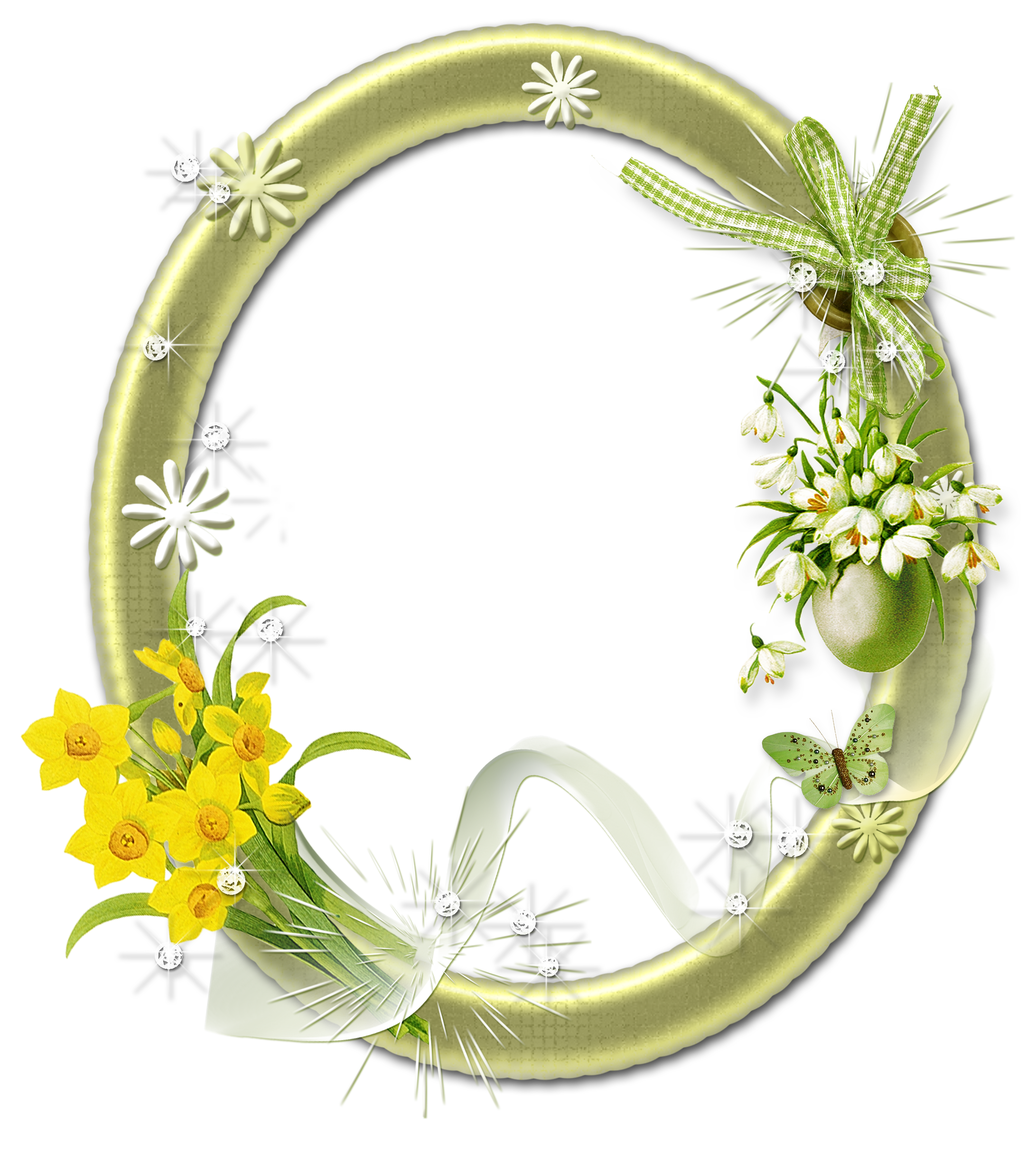 cute oval png photo frame with flowers gallery yopriceville