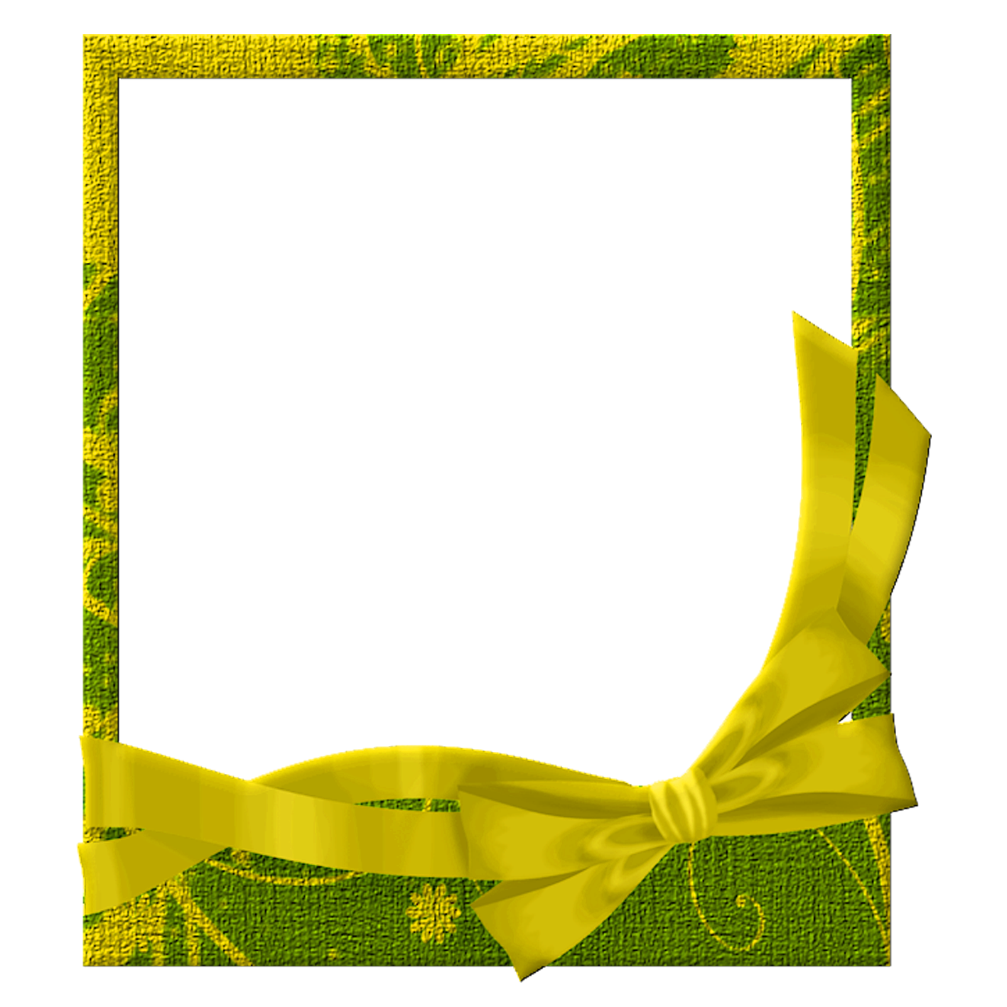 Green and Yellow Transparent Frame | Gallery Yopriceville - High