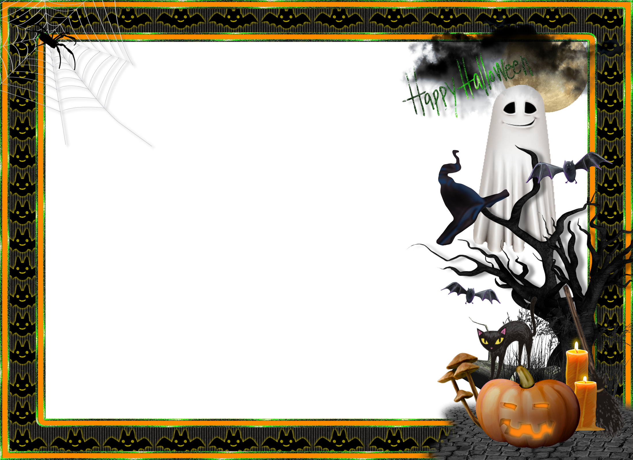 halloween clipart frames