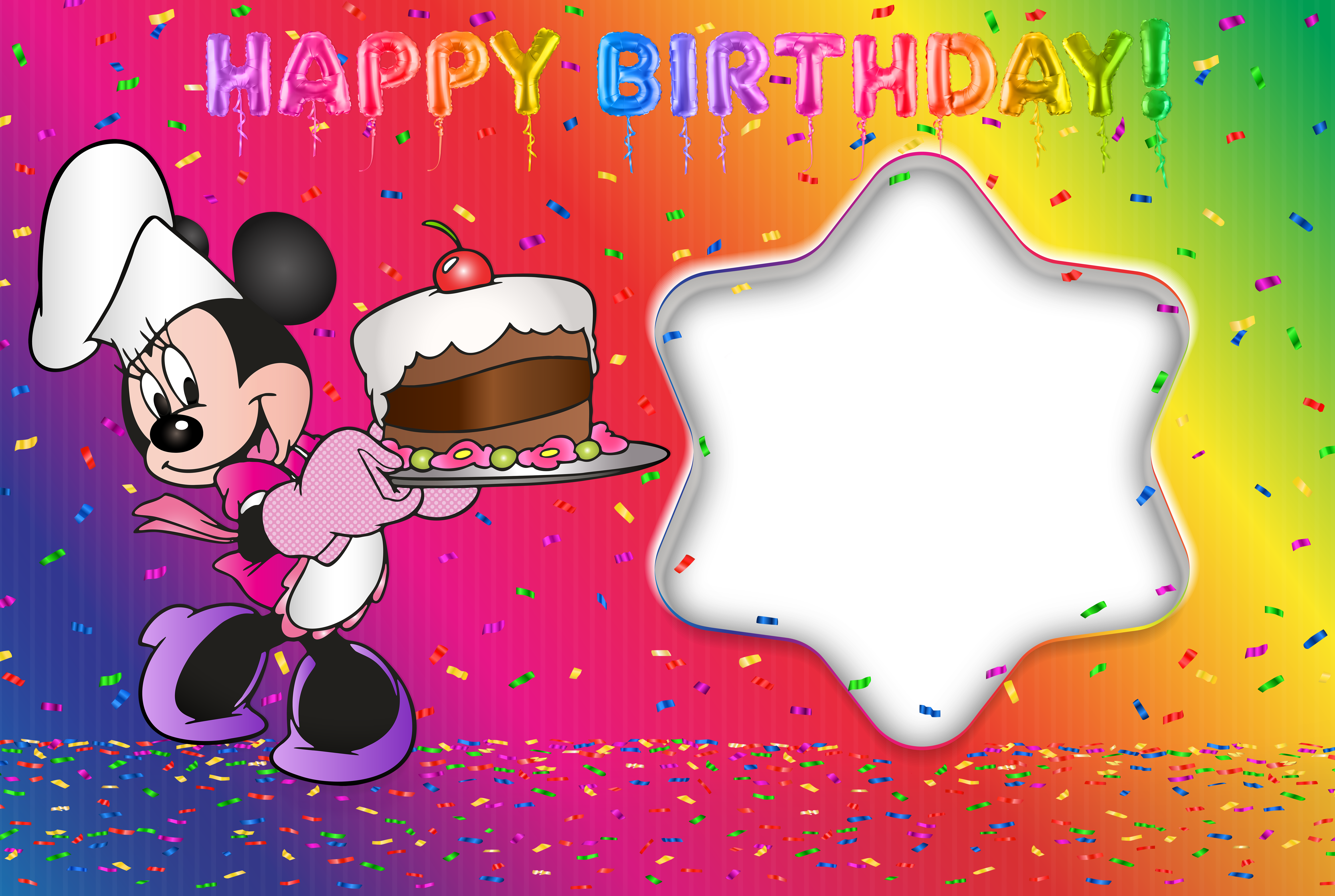 Happy Birthday Colorful Transparent Frame​ | Gallery Yopriceville -  High-Quality Free Images and Transparent PNG Clipart