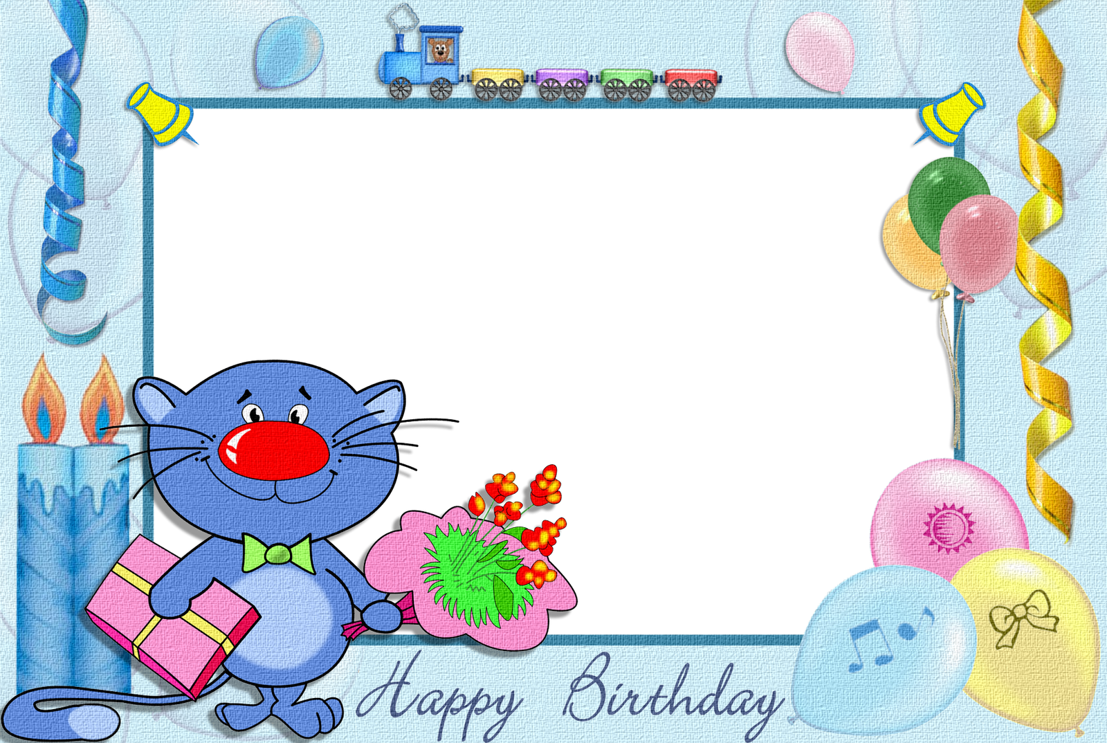 Happy Birthday Kids Transparent Frame | Gallery Yopriceville - High ...