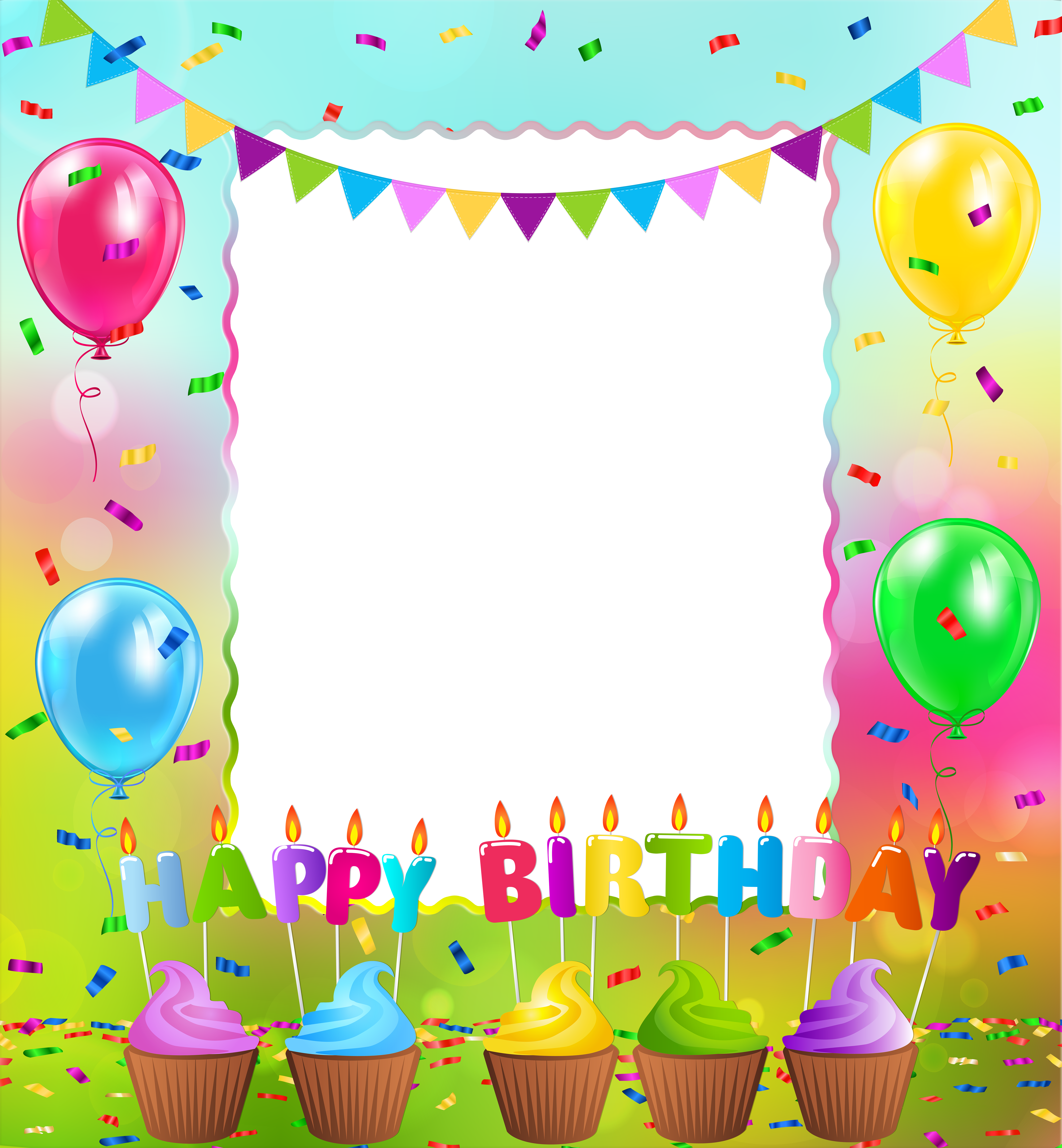Happy Birthday Png Frame Gallery Yopriceville High Quality Images And Transparent Png Free Clipart