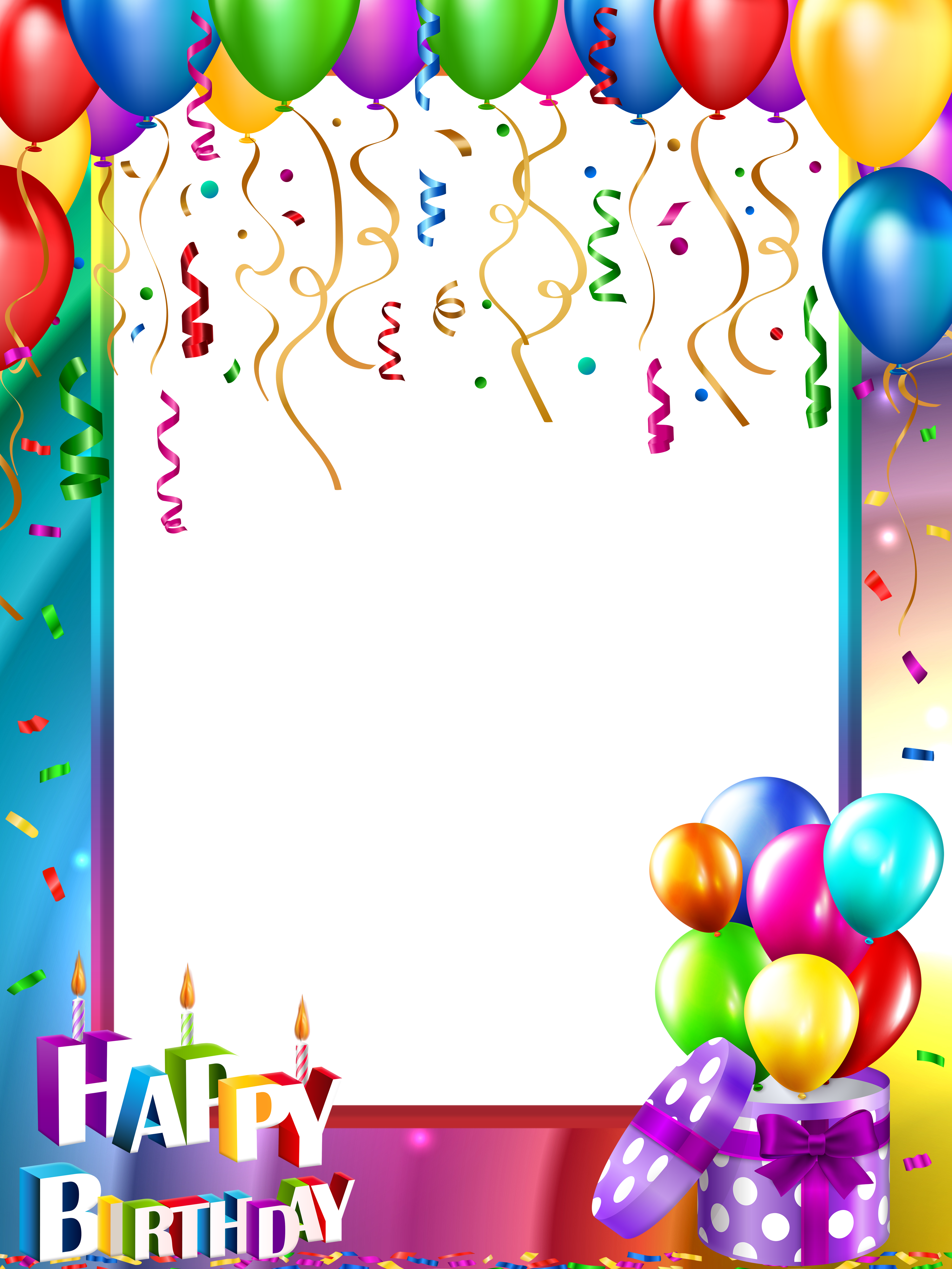 Transparent Happy Birthday Frame Png Hd - Rwanda 24