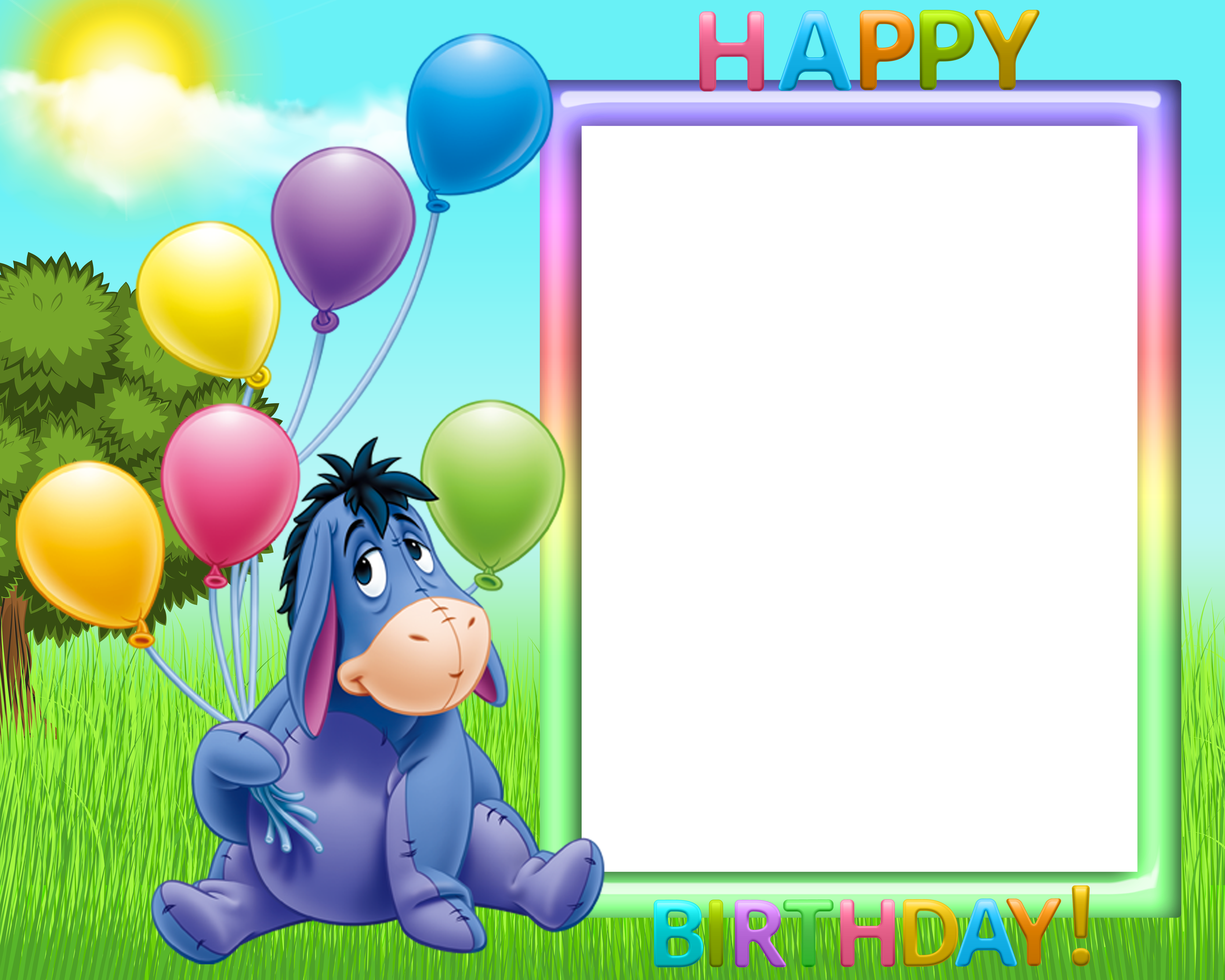 Birthday frame for store boys