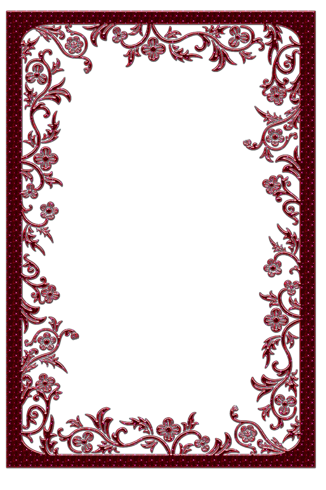 Red Frame Border Photopublicdomaincom