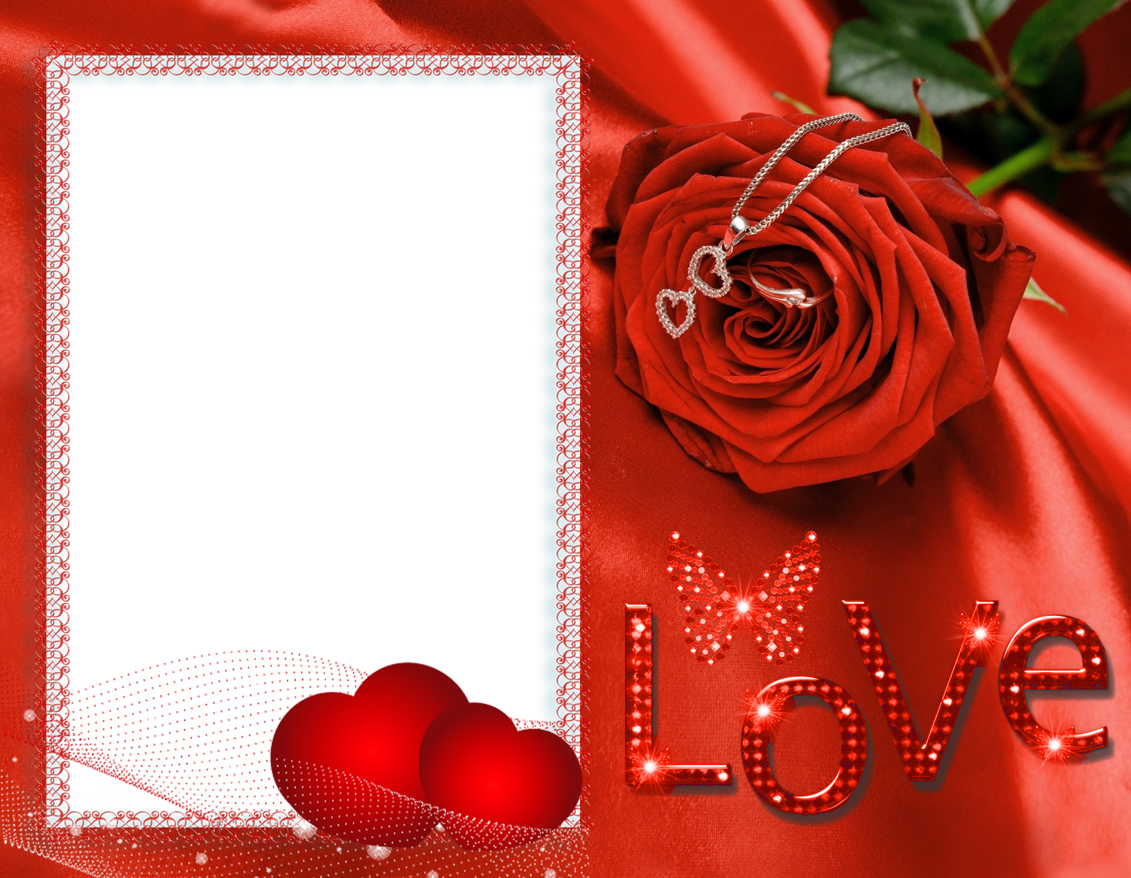 love transparent png frame with rose gallery yopriceville high