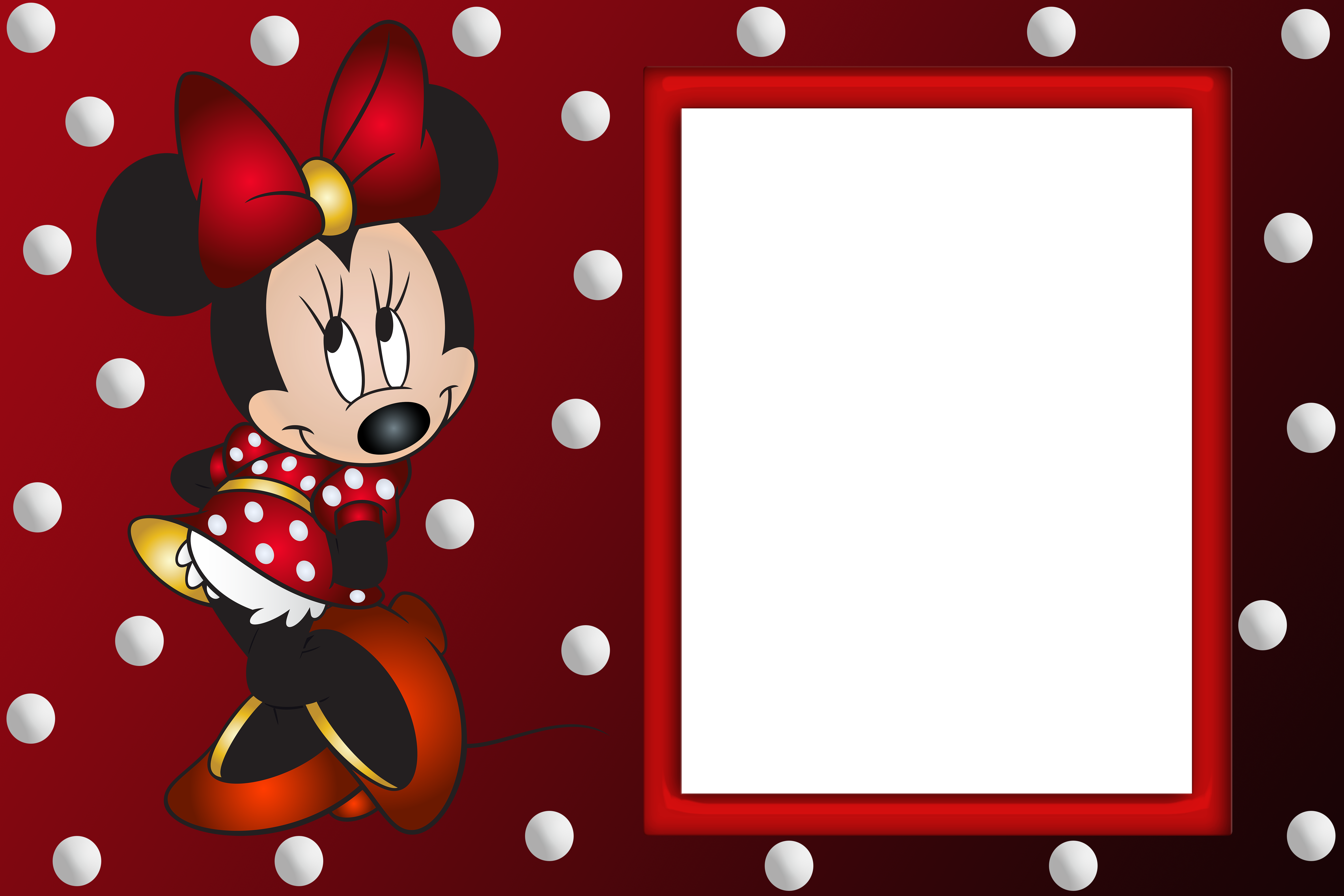 Red Minnie Mouse PNG Images Transparent Free Download