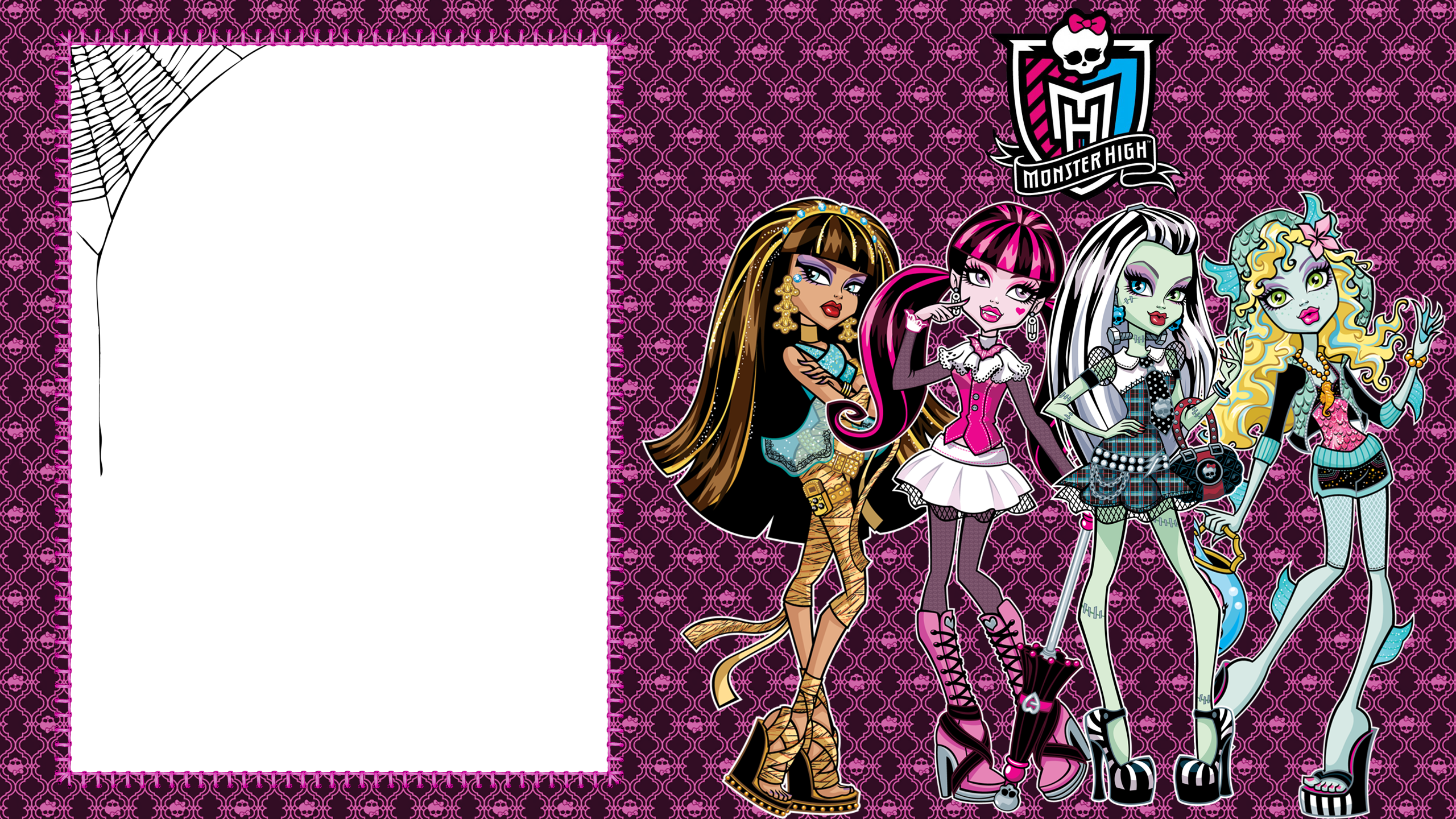 Monster High Transparent Frame | Gallery Yopriceville - High-Quality Images and Transparent PNG ...