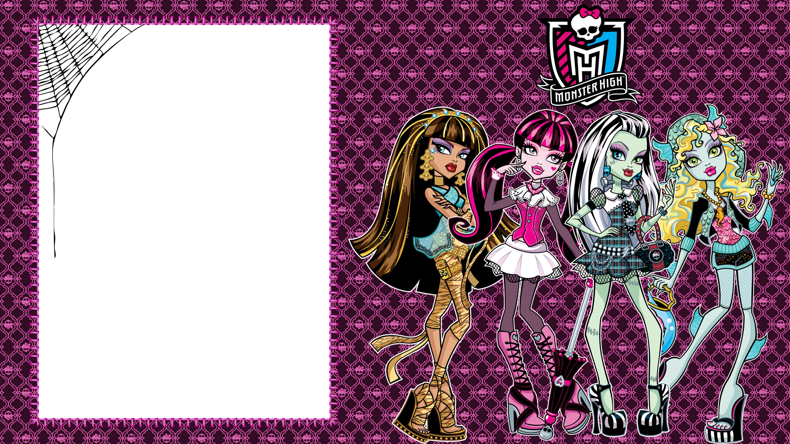 Monster high stickers telegram. Монстр Хай. Монстр Хай Стикеры. Обои Монстер Хай на рабочий стол. Монстер Хай рамка.