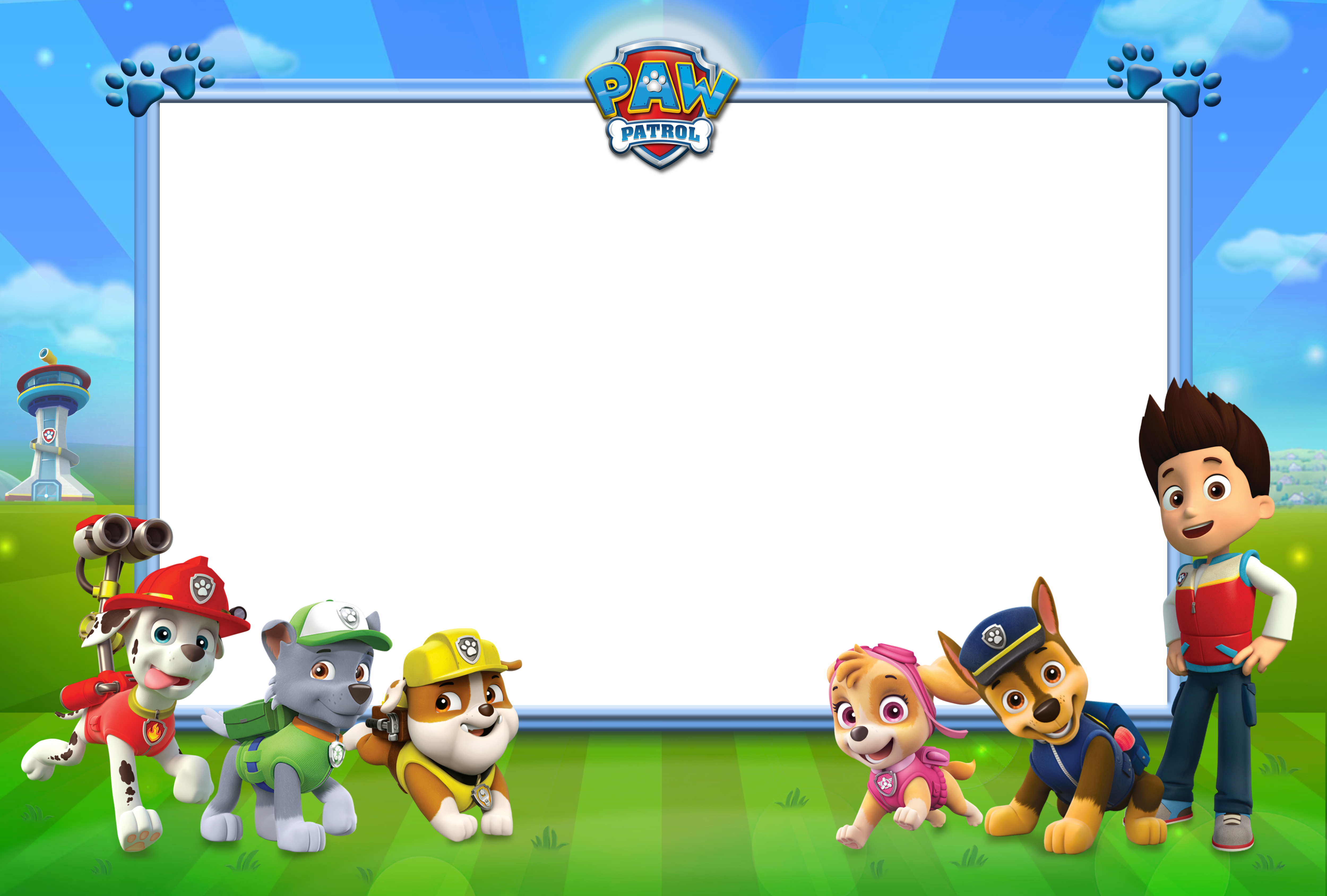 Vind justere crack PAW Patrol Transparent Kids PNG Photo Frame​ | Gallery Yopriceville -  High-Quality Free Images and Transparent PNG Clipart