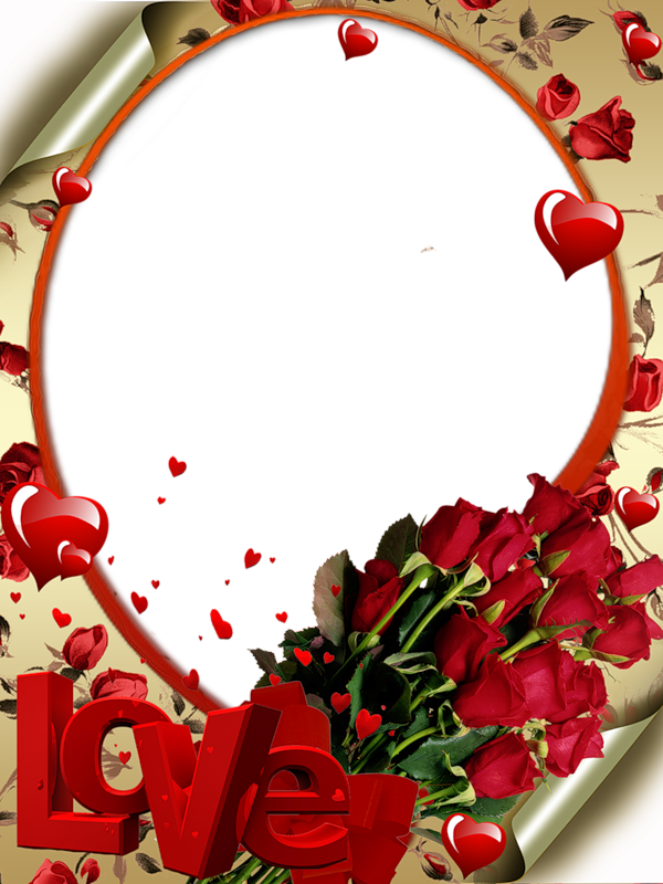 red transparent frame with