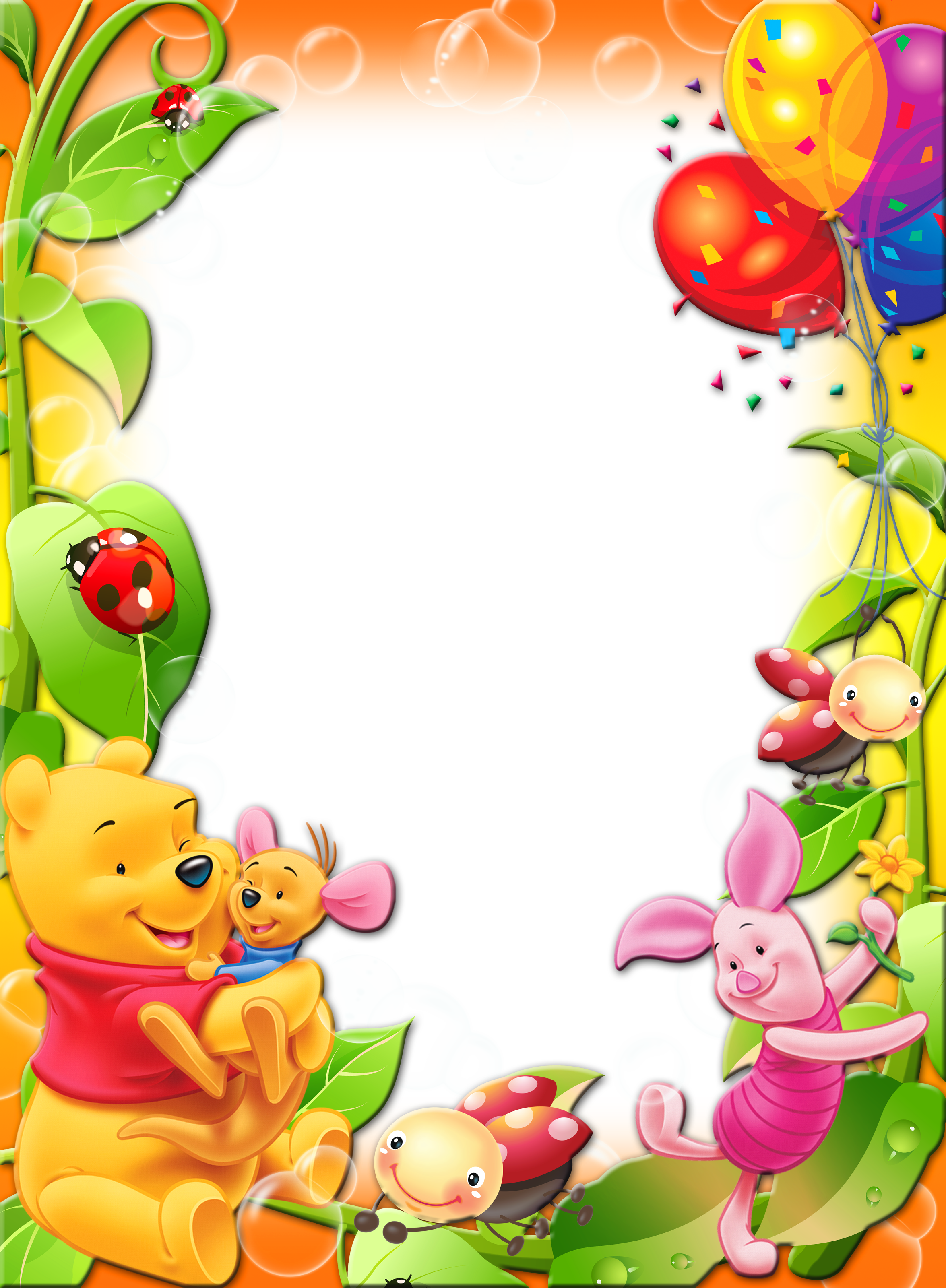 winnie the pooh 1st birthday clipart