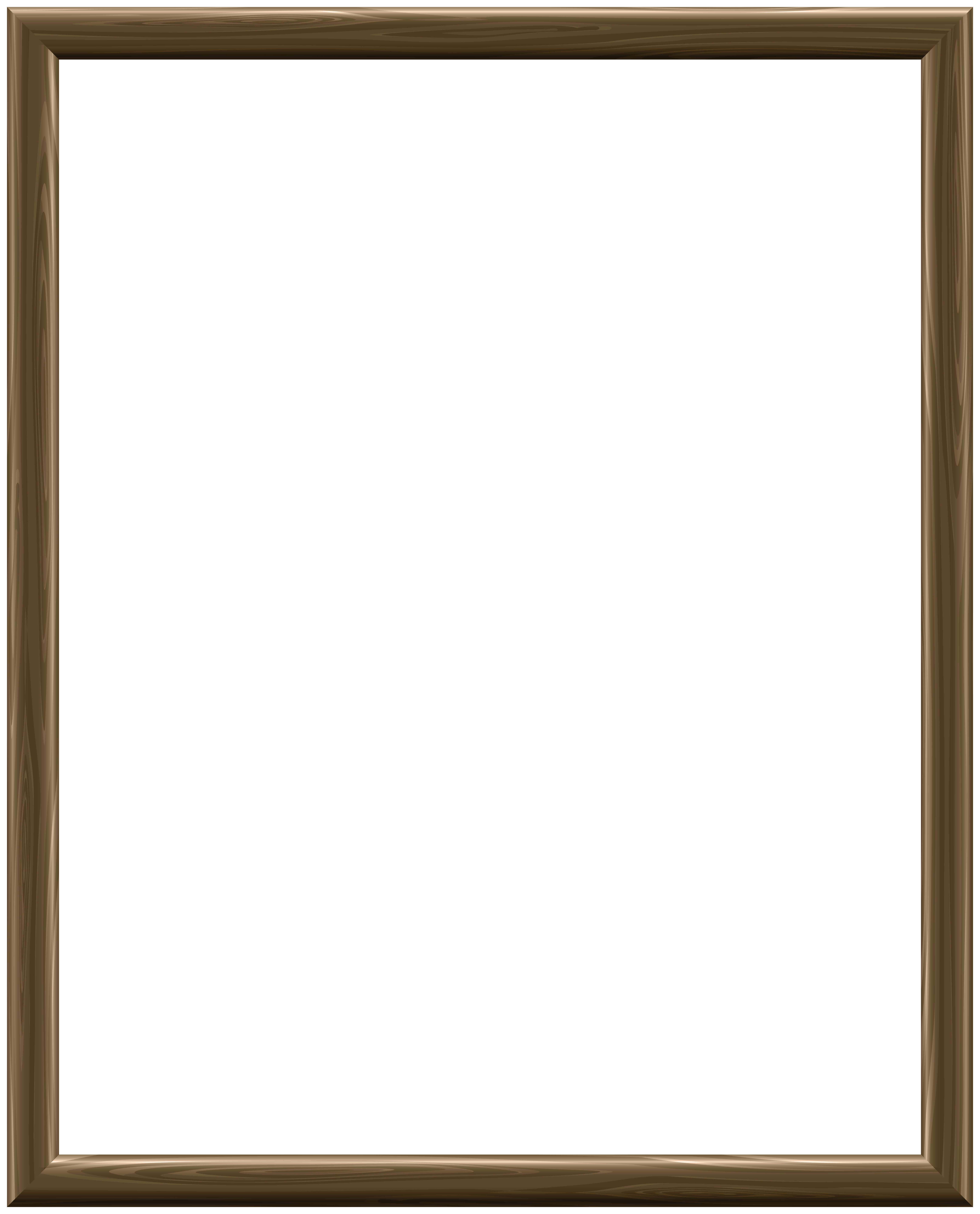wooden frame border