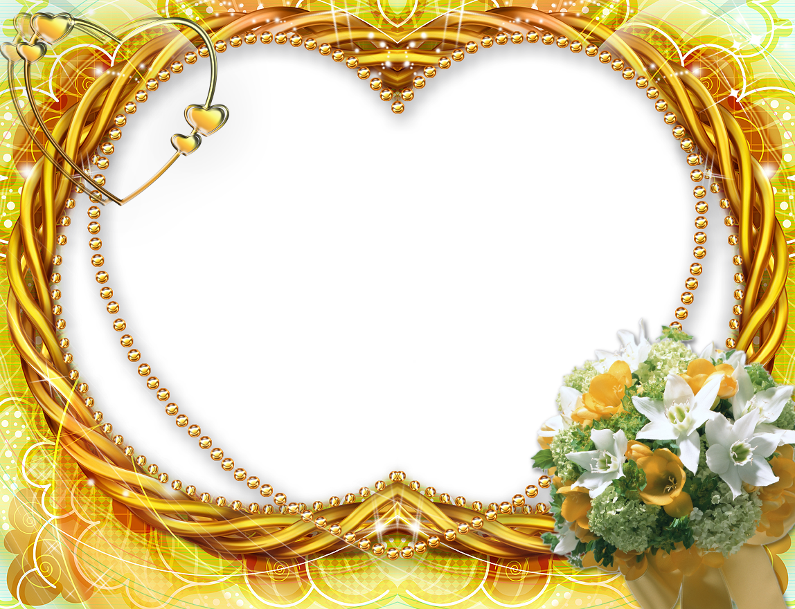 Yellow Flower Transparent Frame Yellow Flower Transparent Frame