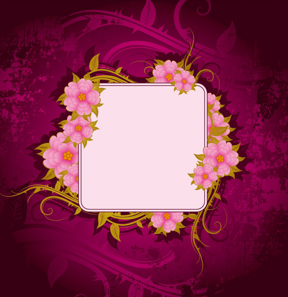 flowers-frame | Gallery Yopriceville - High-Quality Images and