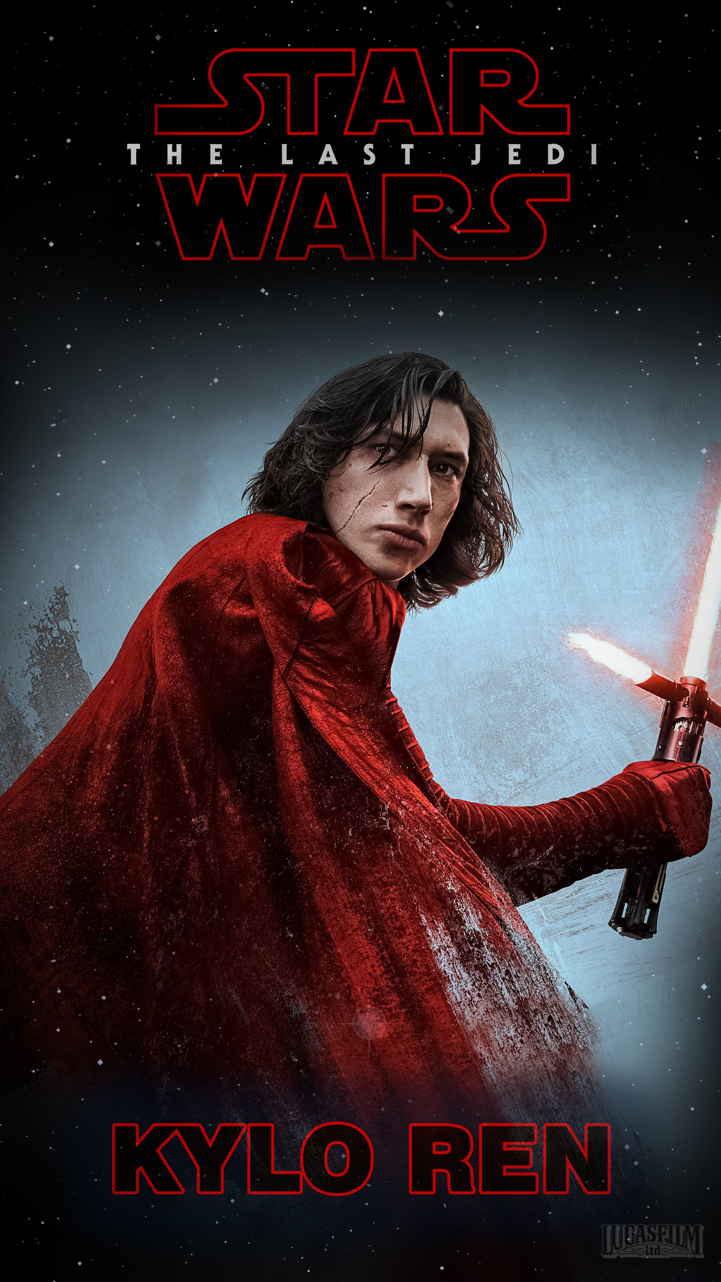 Kylo Ren With Lightsaber In Star Wars Wallpaper HD Movies 4K Wallpapers  Images and Background  Wallpapers Den