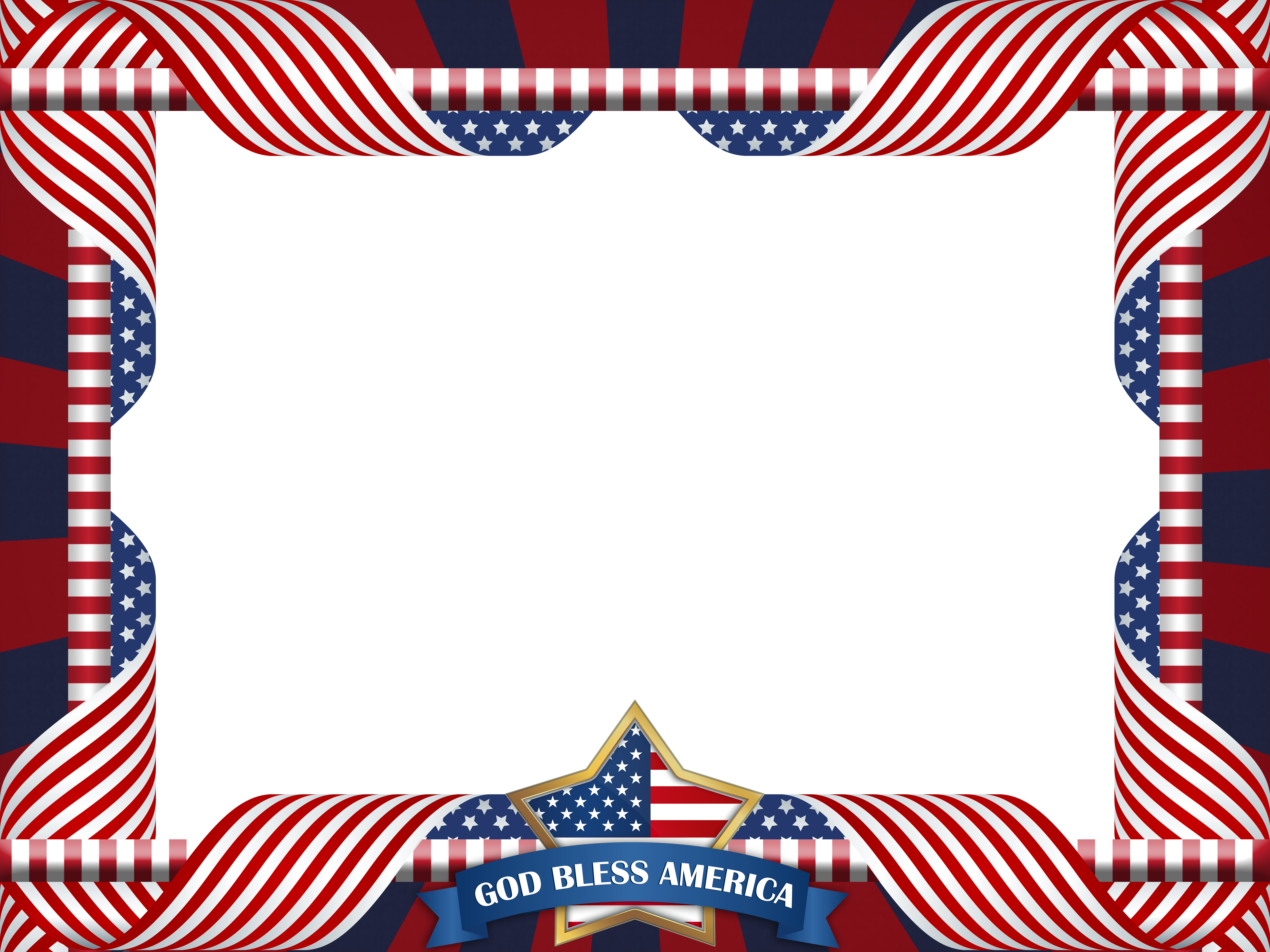 GOD Bless America PNG Frame​ | Gallery Yopriceville - High-Quality Free  Images and Transparent PNG Clipart