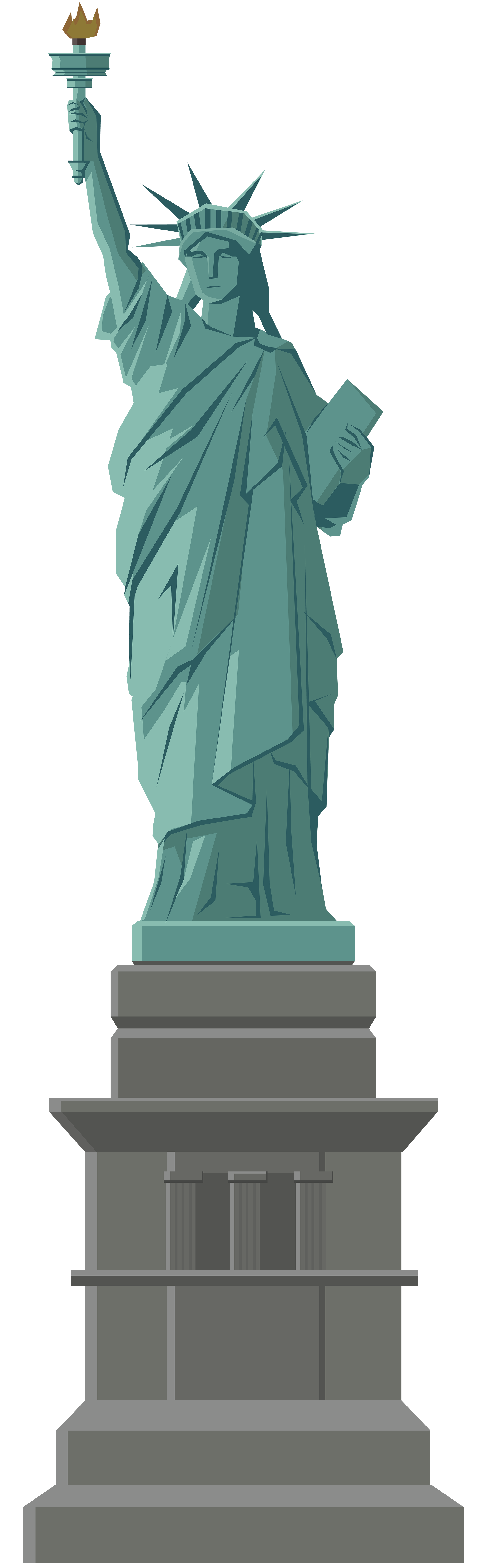 statue of liberty clipart png