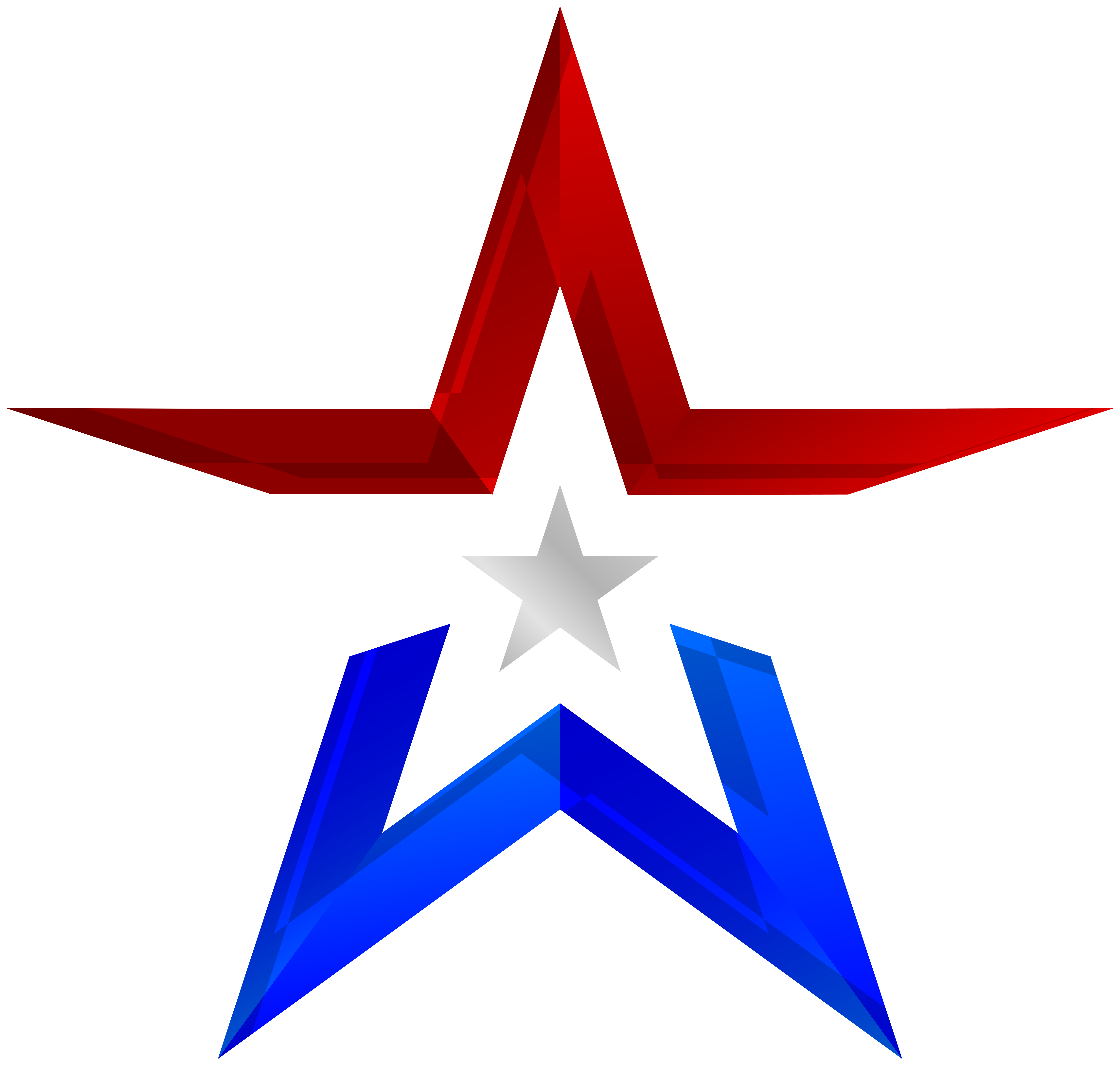 USA Colors Star Transparent PNG Clip Art Image​  Gallery Yopriceville -  High-Quality Free Images and Transparent PNG Clipart