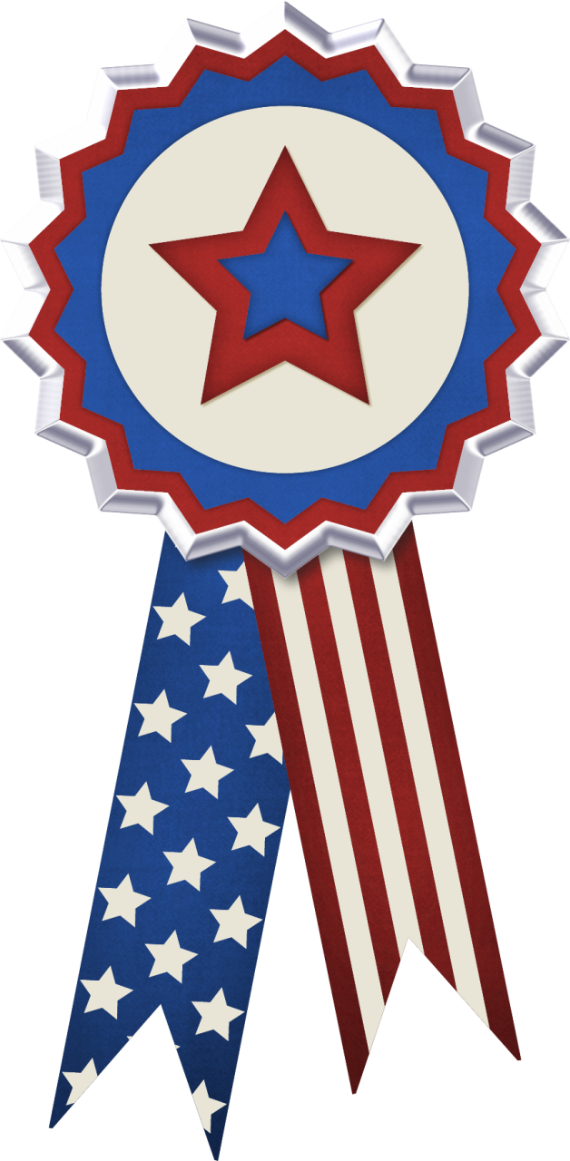 USA Flag Ribbon Decor PNG Clipart Picture | Gallery ...