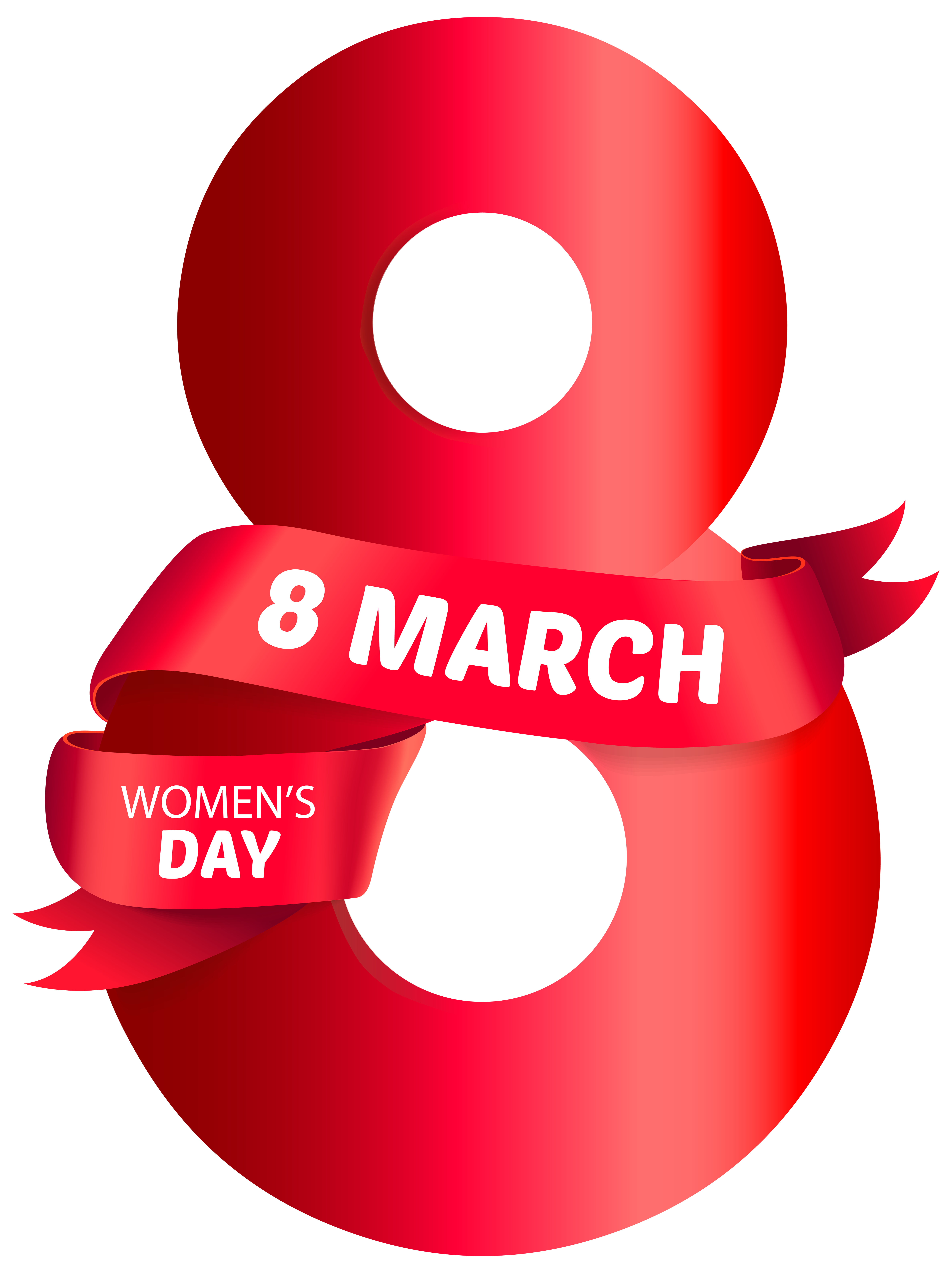 8th March Red Transparent PNG Clip Art Image | Gallery Yopriceville