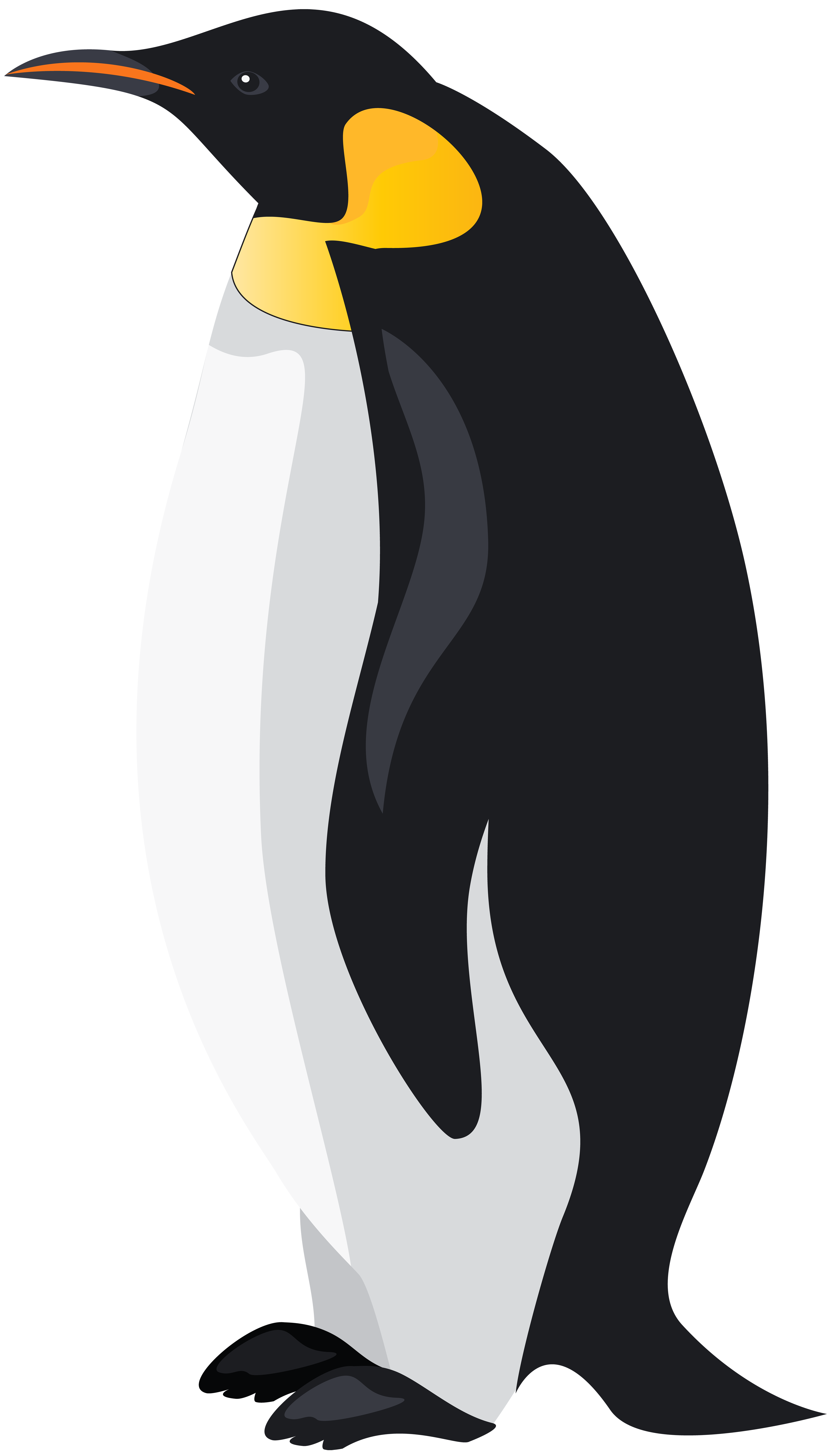 Emperor Penguin Clipart Black And White