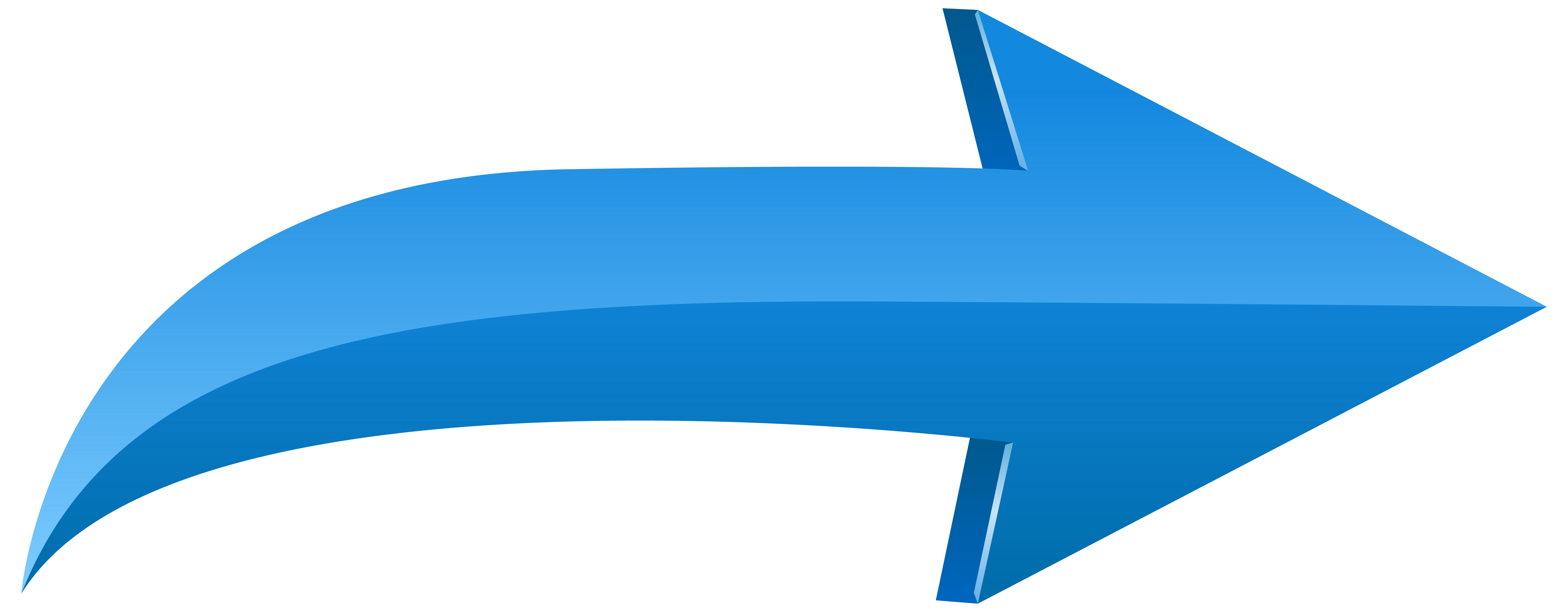 blue arrow transparent