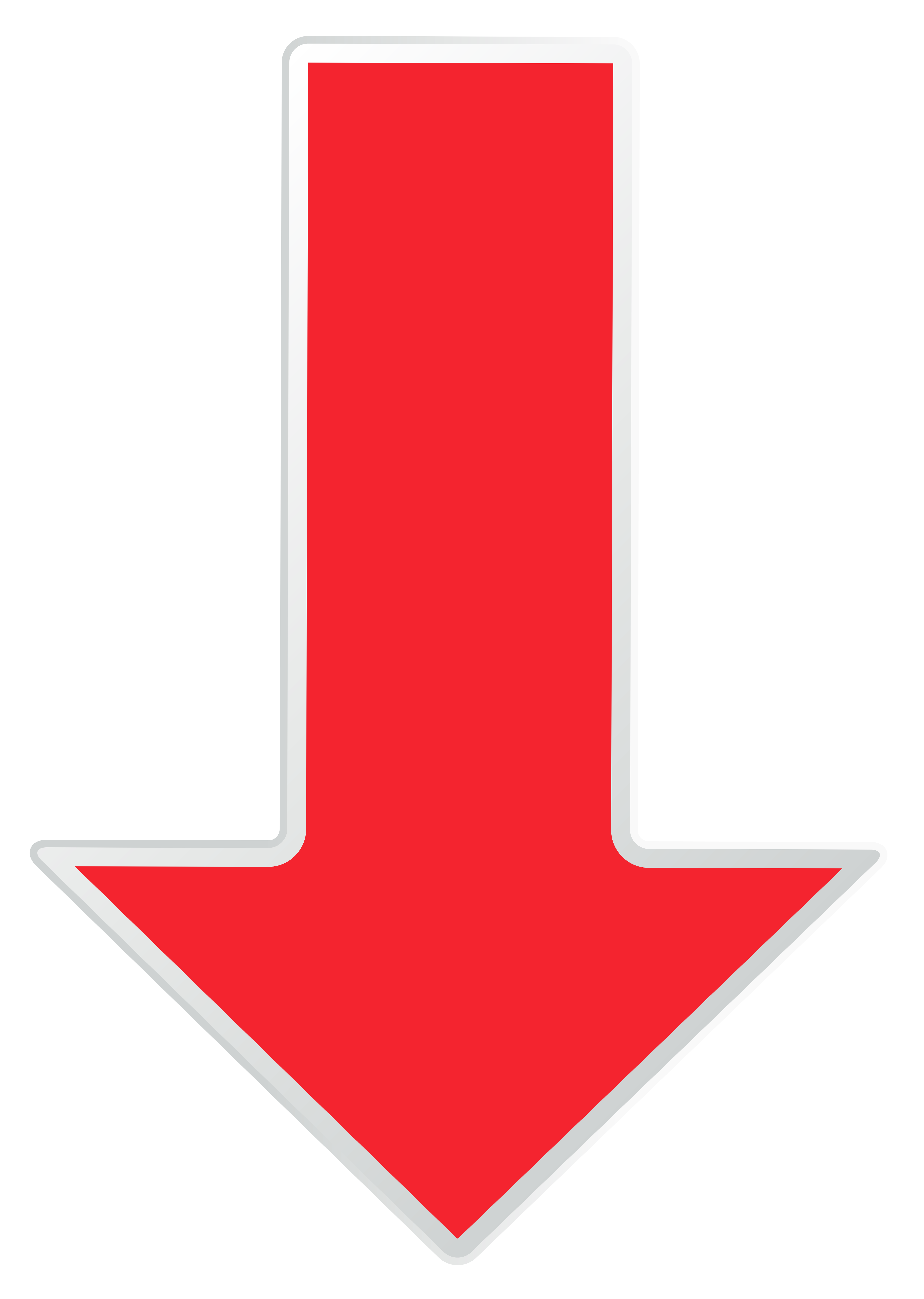 red down arrow png