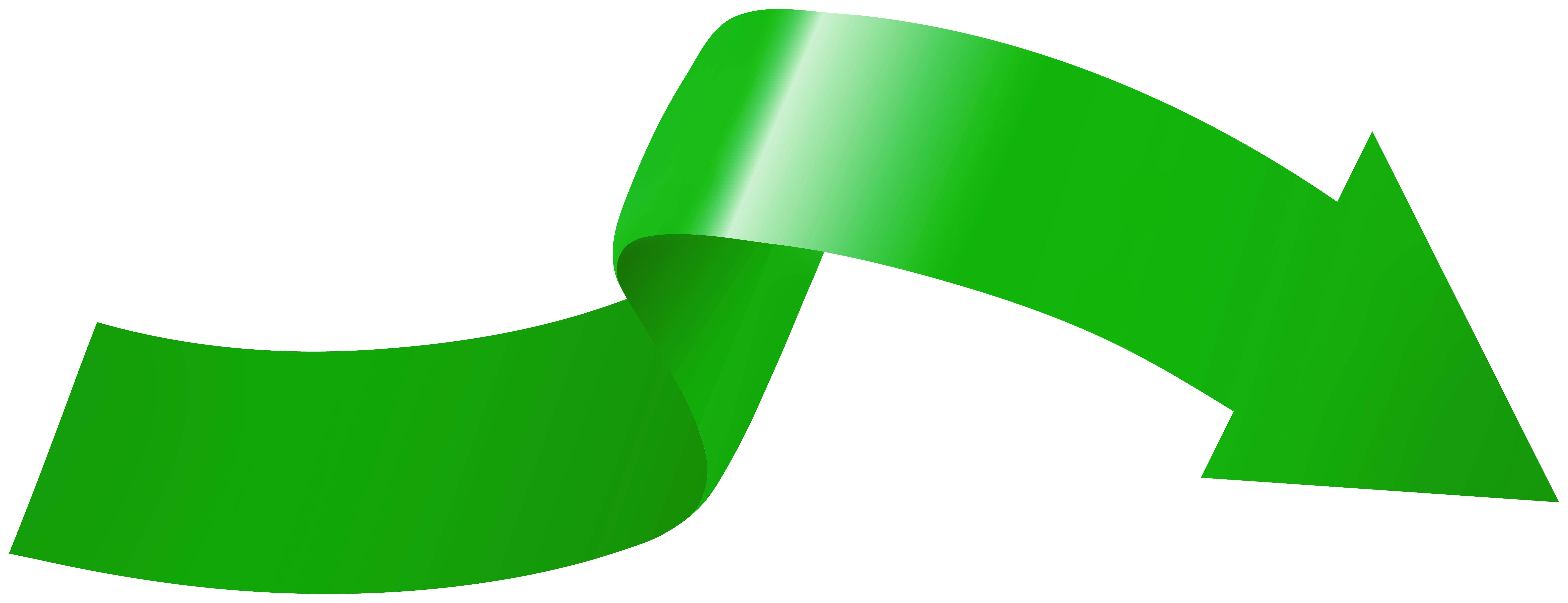 green curved arrows