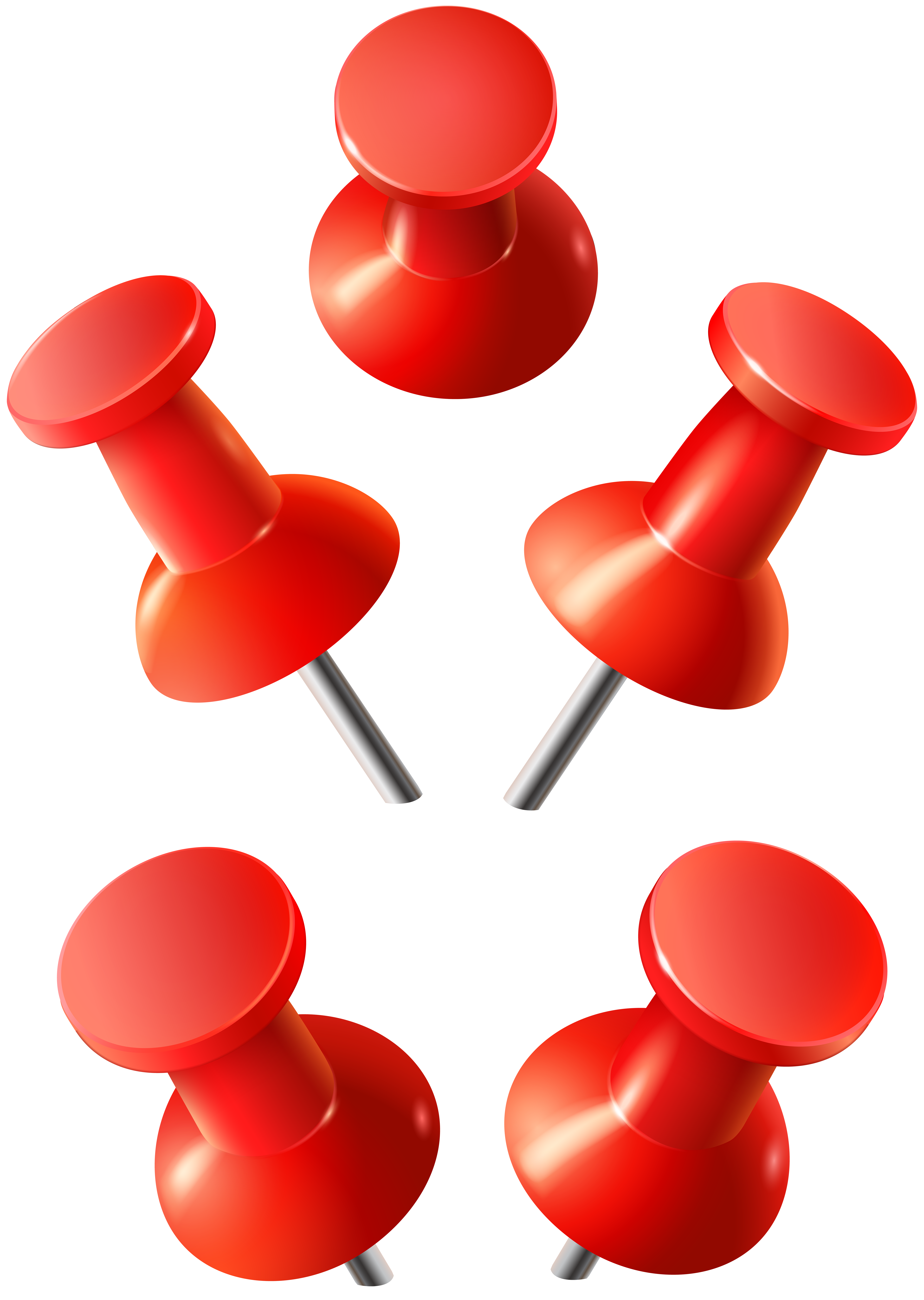 Red Push Pins PNG Clip Art Image​  Gallery Yopriceville - High-Quality  Free Images and Transparent PNG Clipart