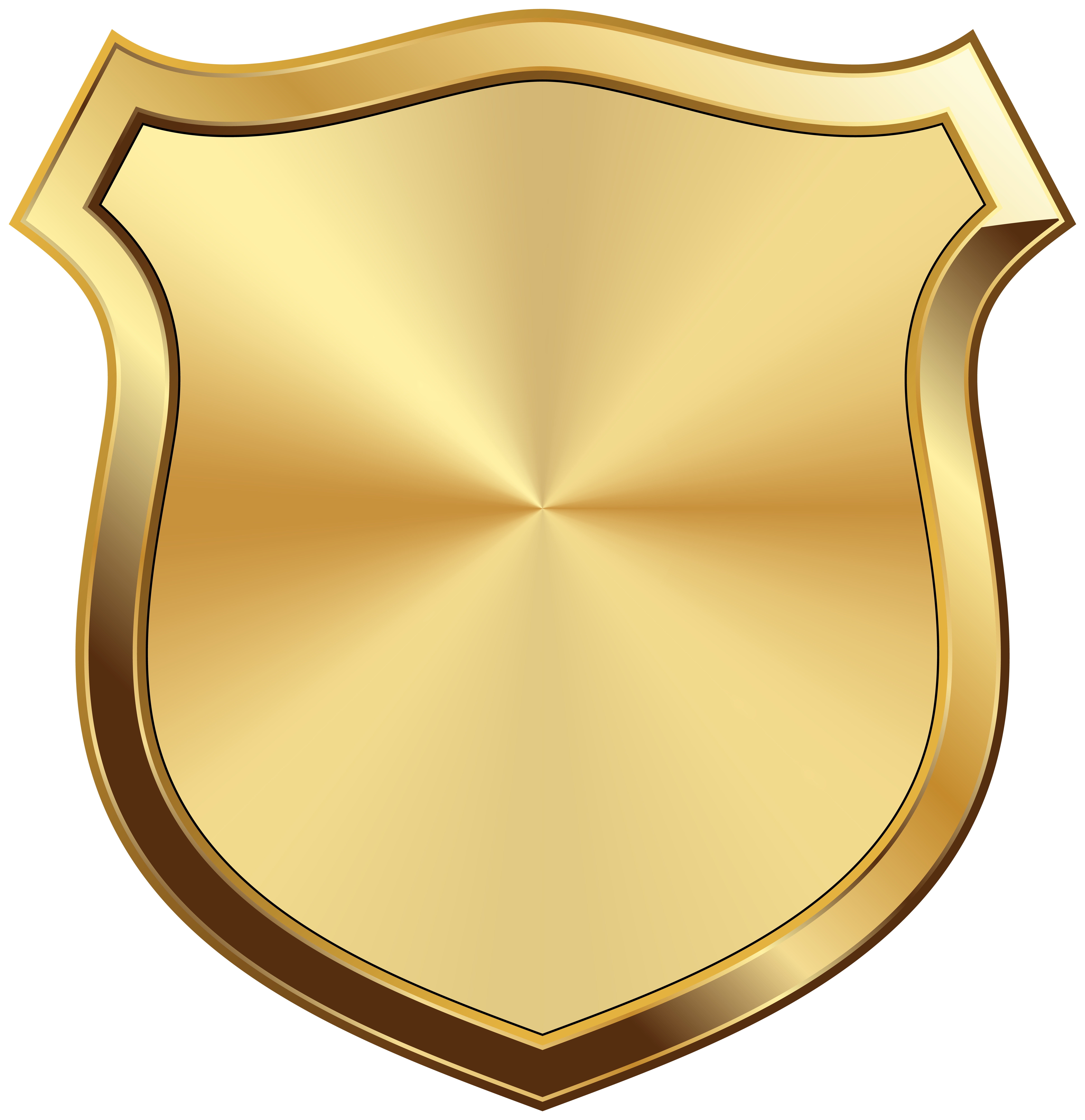 Golden Badges White Transparent, Cartoon Golden Badge Decorative Sticker,  Sticker, Texture, Cartoon PNG Image For Free Download