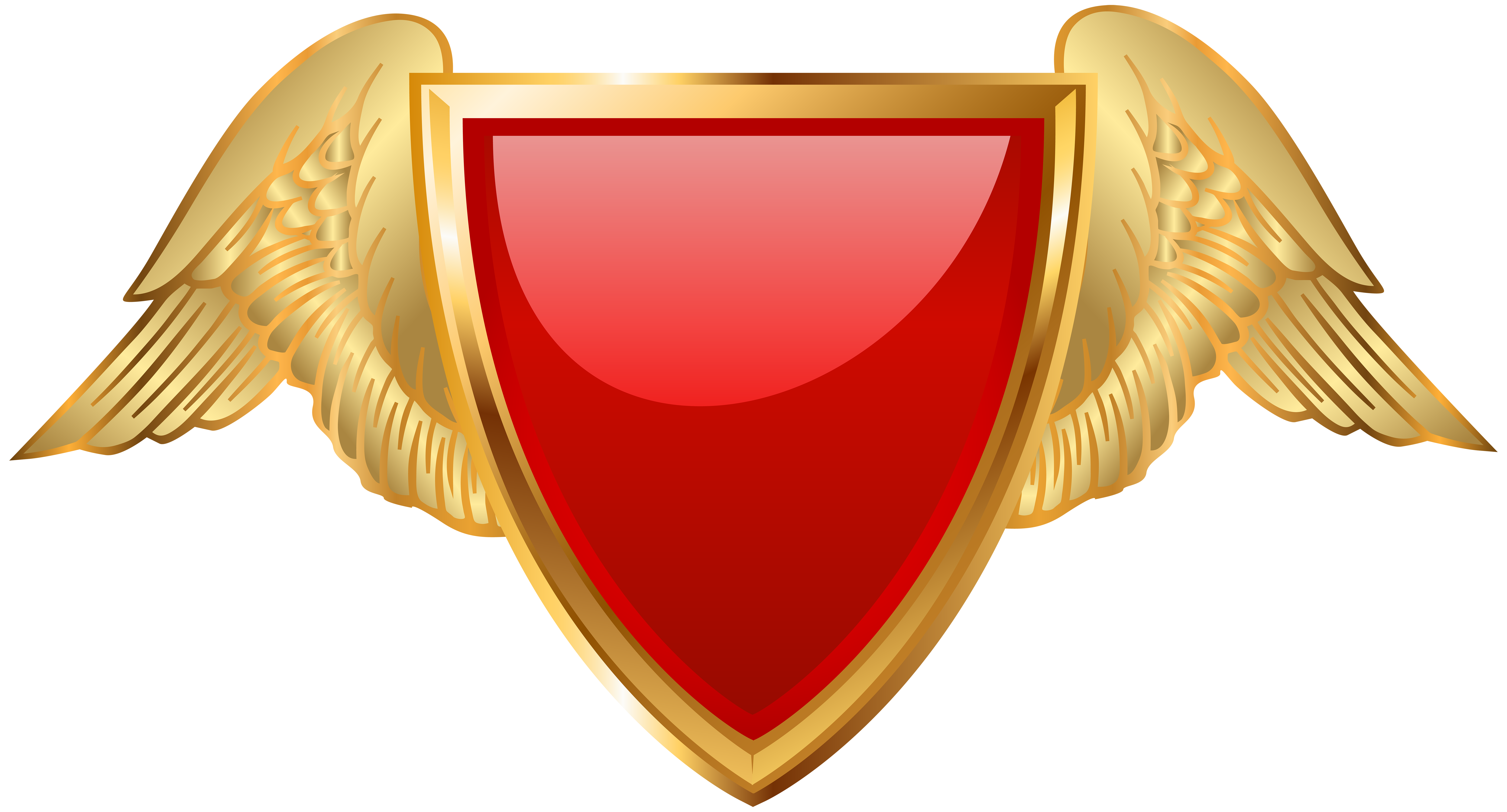 Badge With Wings Red Png Clip Art Gallery Yopriceville High Quality Images And Transparent Png Free Clipart