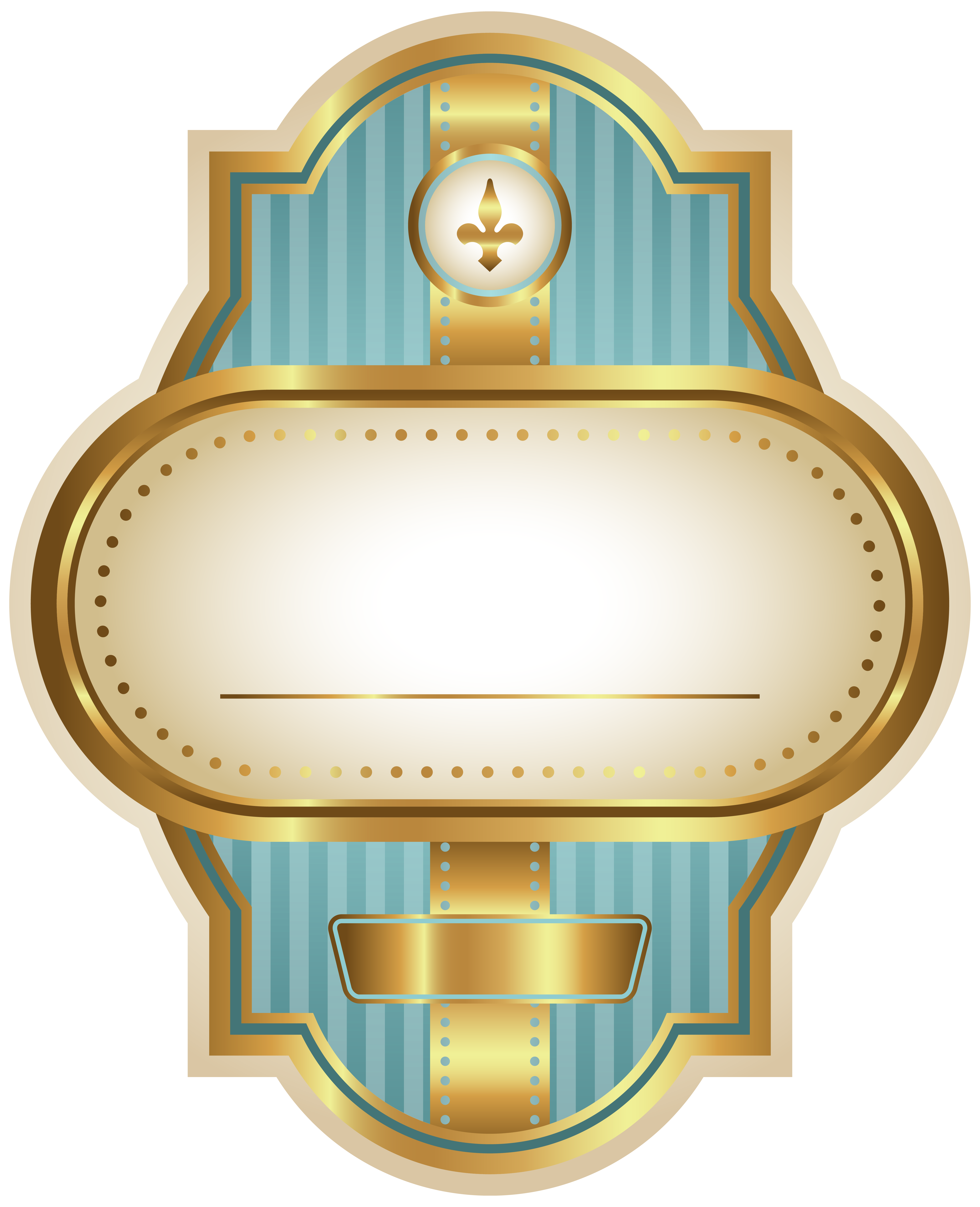 Gold Badge Template Clip Art Image​  Gallery Yopriceville - High-Quality  Free Images and Transparent PNG Clipart