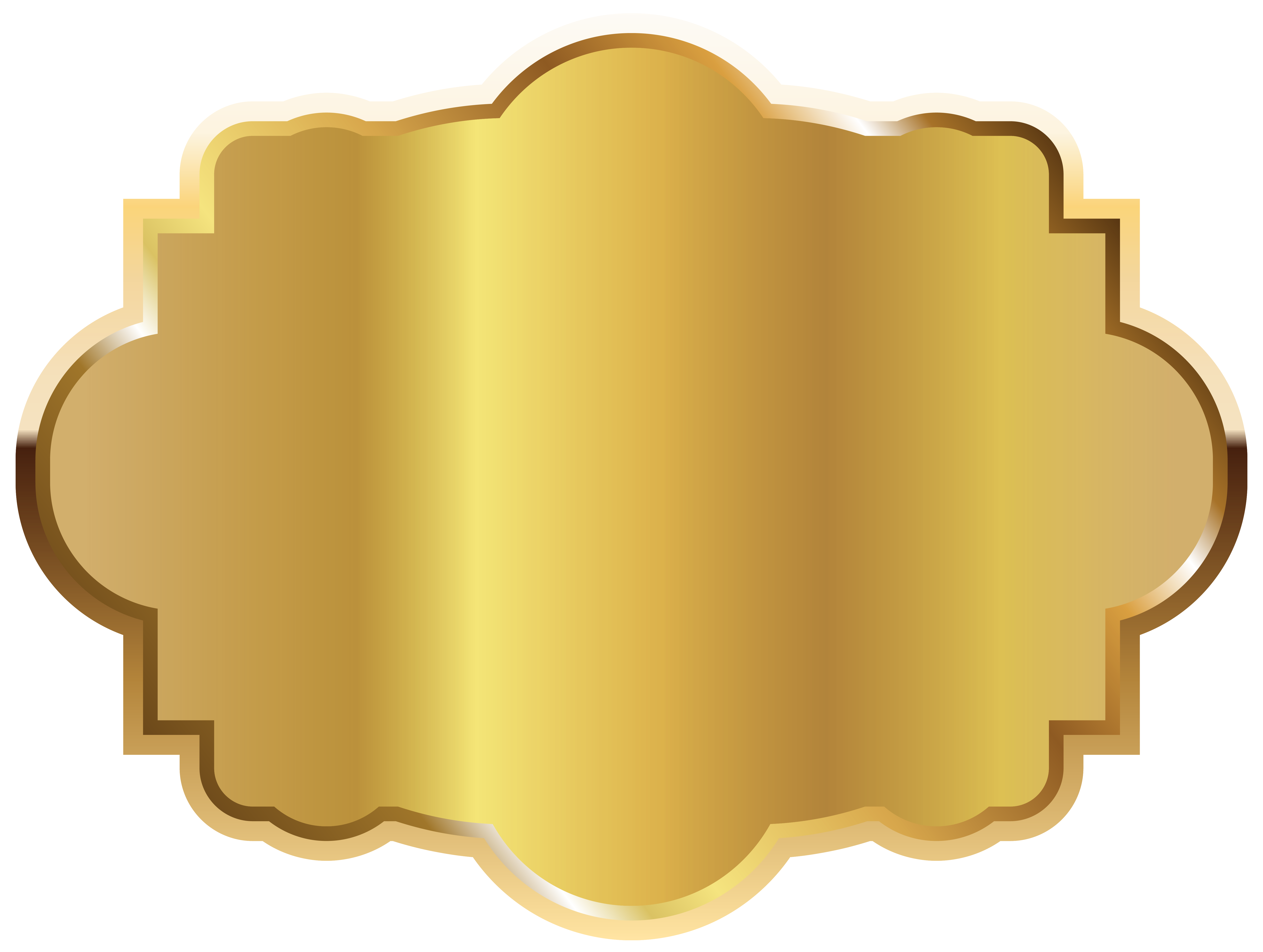 Gold Badge Template Clip Art Image​  Gallery Yopriceville - High-Quality  Free Images and Transparent PNG Clipart