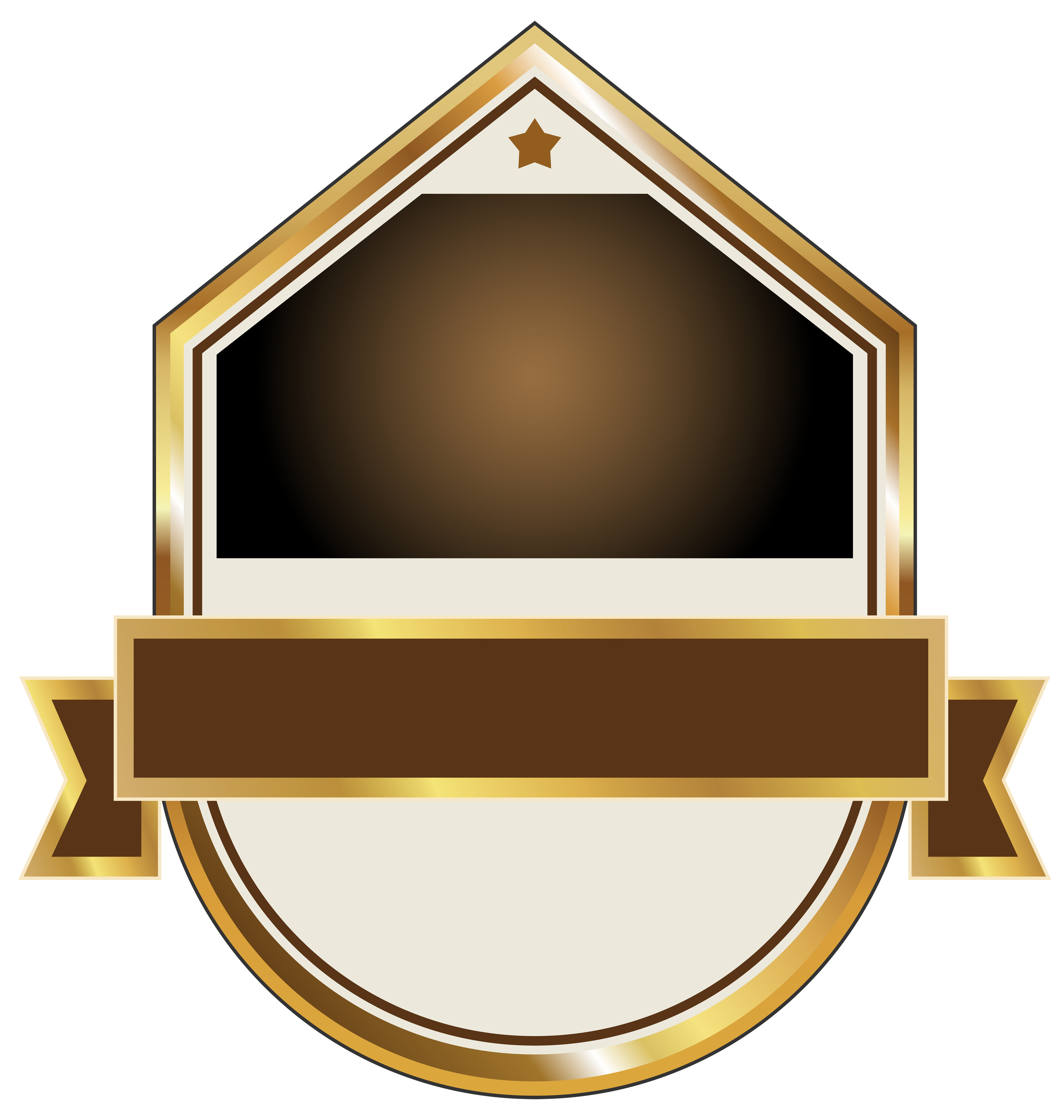 Badge Template PNG Clip Art Image​  Gallery Yopriceville - High-Quality  Free Images and Transparent PNG Clipart