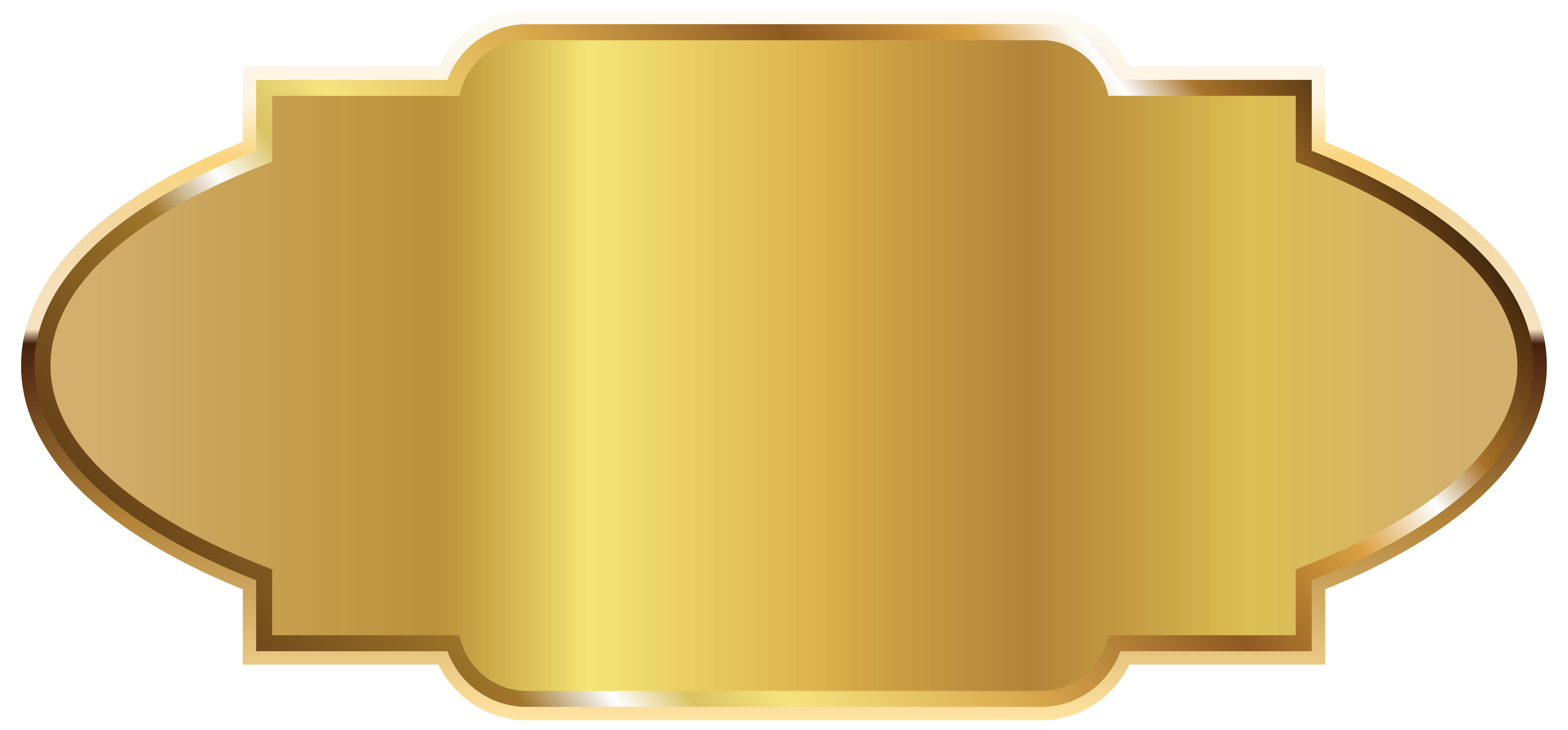 golden label template clipart