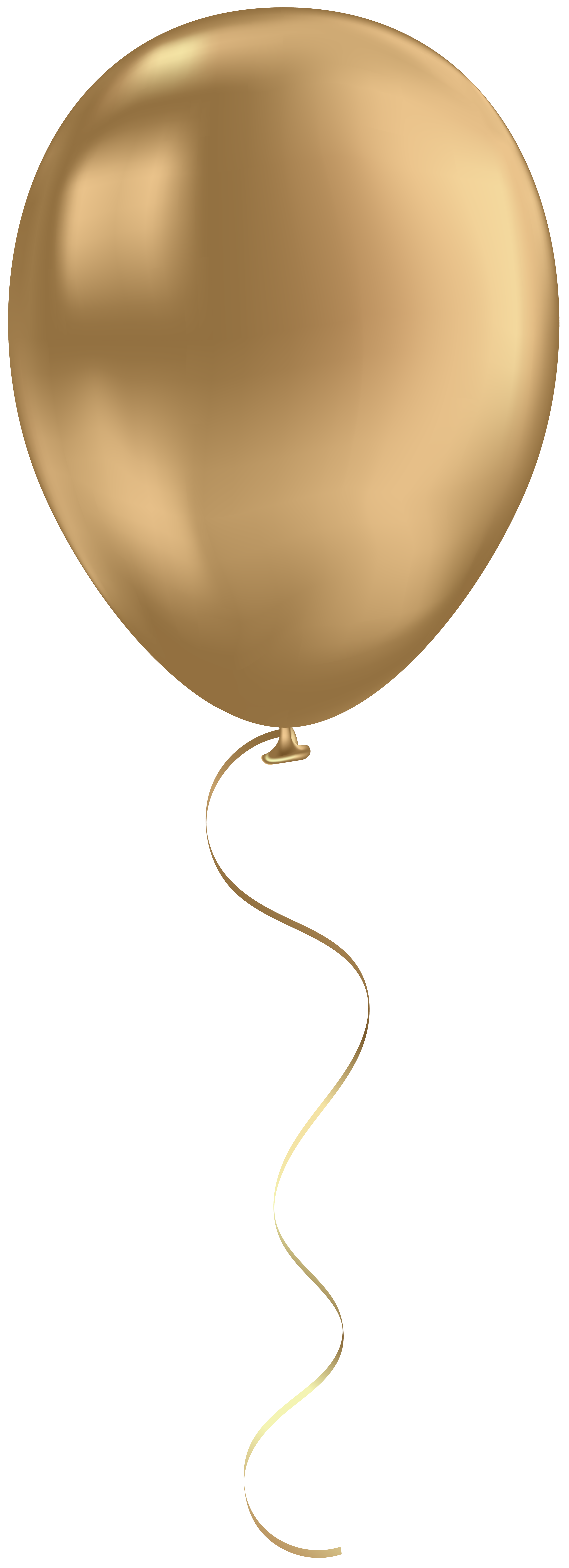 Balloon Gold PNG Clip Art Image | Gallery Yopriceville - High-Quality