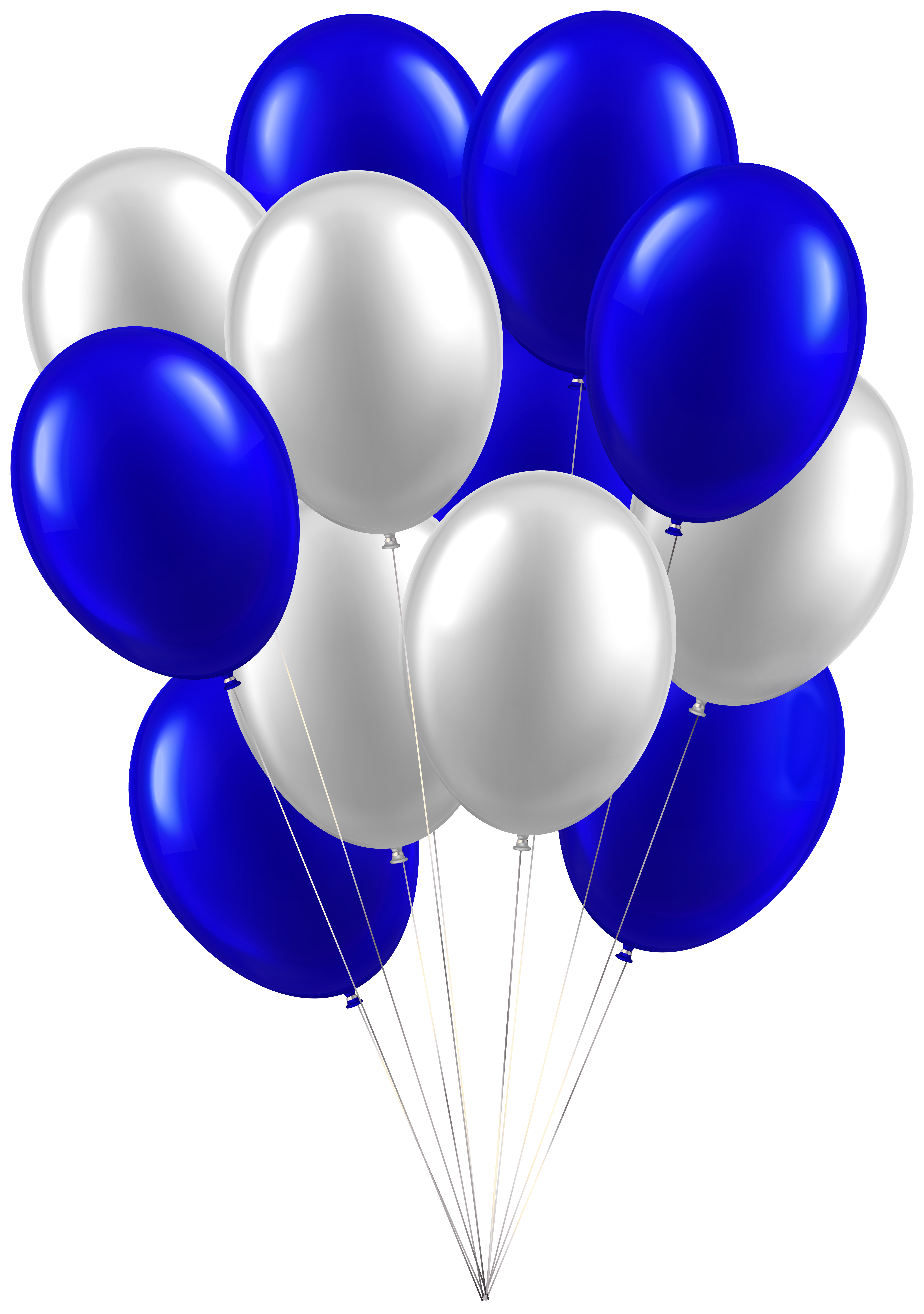 Balloons White Blue Clip Art Image Gallery Yopriceville High Quality Images And Transparent Png Free Clipart
